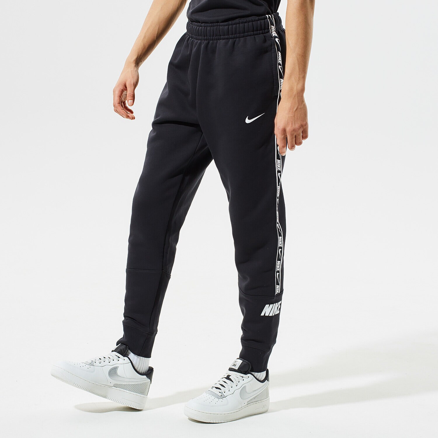 Herren Hosen NIKE HOSE M NSW REPEAT FLC JGGR BB DC0719-011 Schwarz