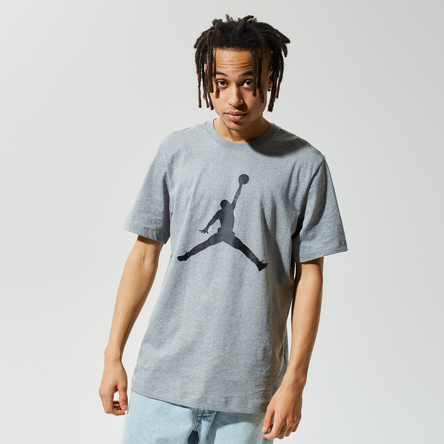 Herren T-Shirt JORDAN T-SHIRT JORDAN JUMPMAN CJ0921-091 Grau