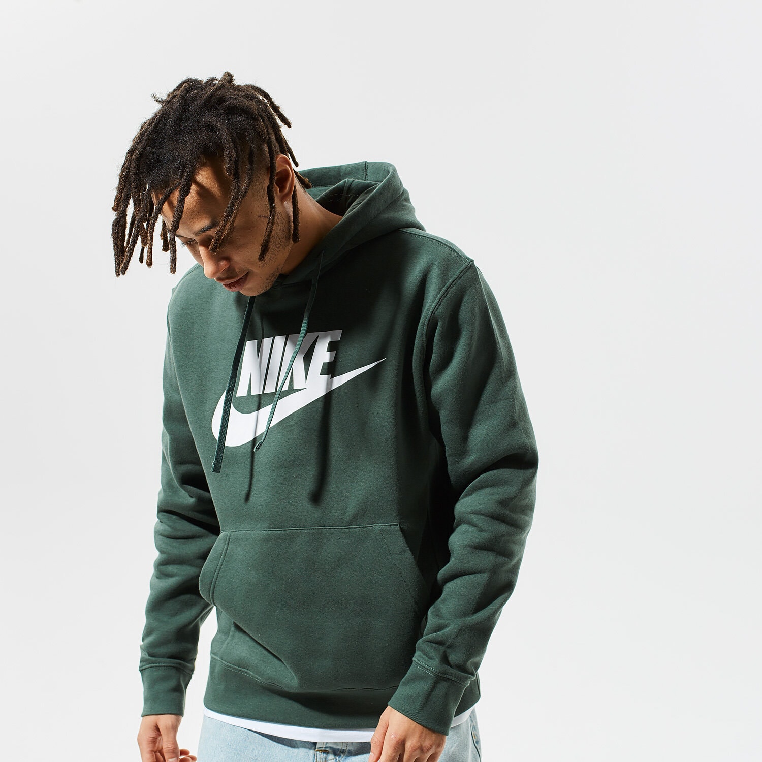 Herren NIKE HOODIE SPORTSWEAR CLUB FLEECE BV2973-337 Khaki