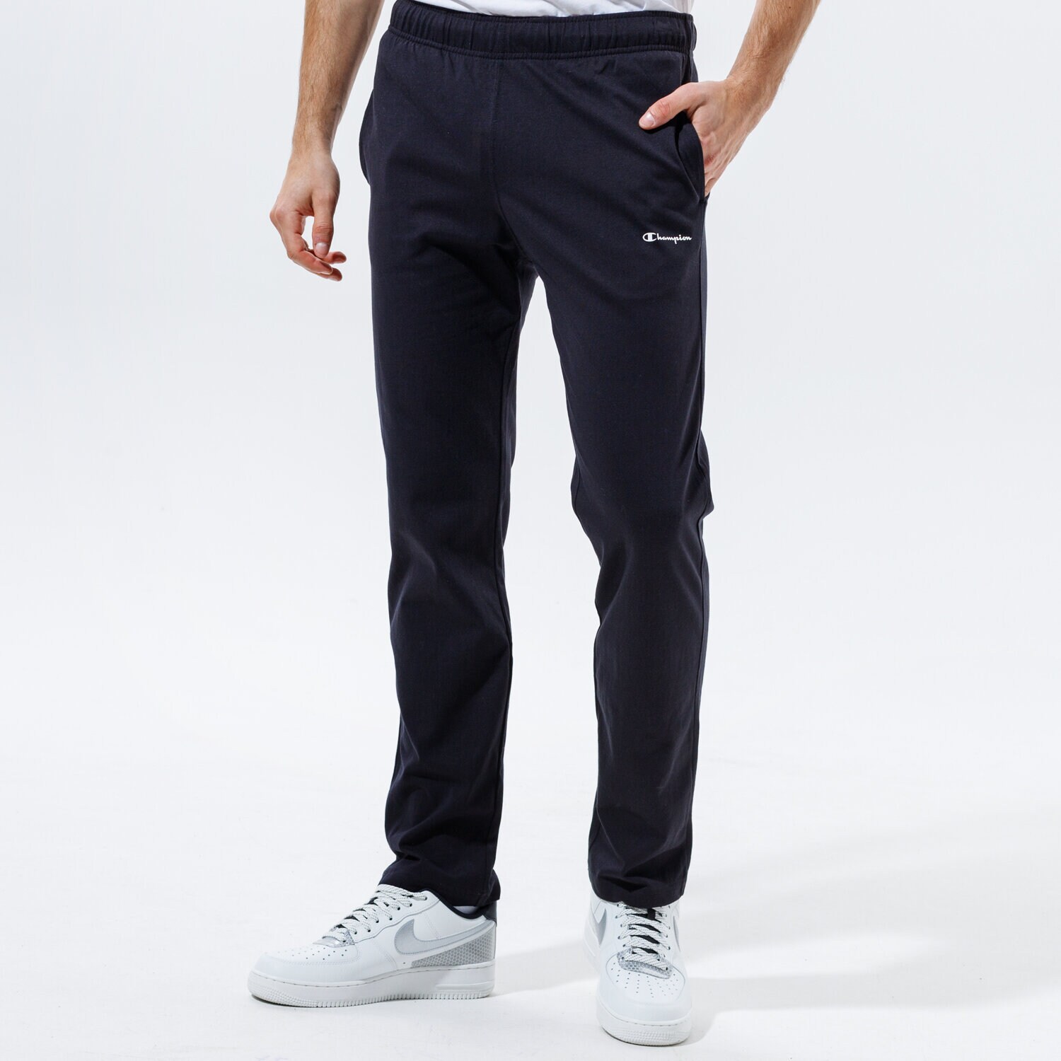 Herren Hosen CHAMPION HOSE STRAIGHT HEM PANTS 212915KK001 Schwarz