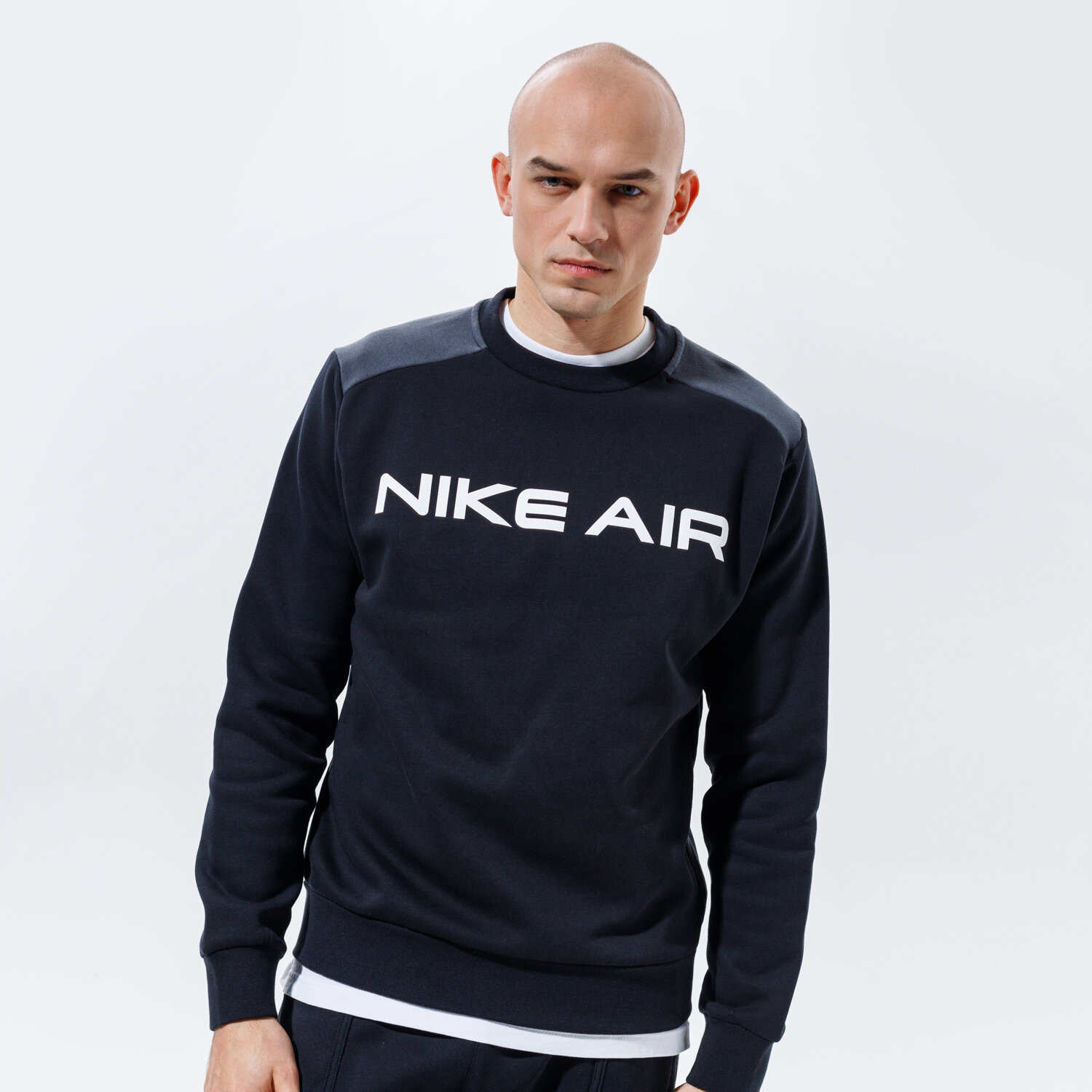 Herren NIKE SWEATSHIRT AIR DA0220-010 Schwarz