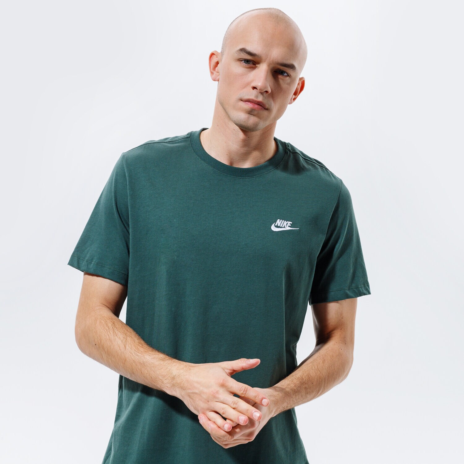 Herren T-Shirt NIKE T-SHIRT SPORTSWEAR CLUB AR4997-370 Khaki