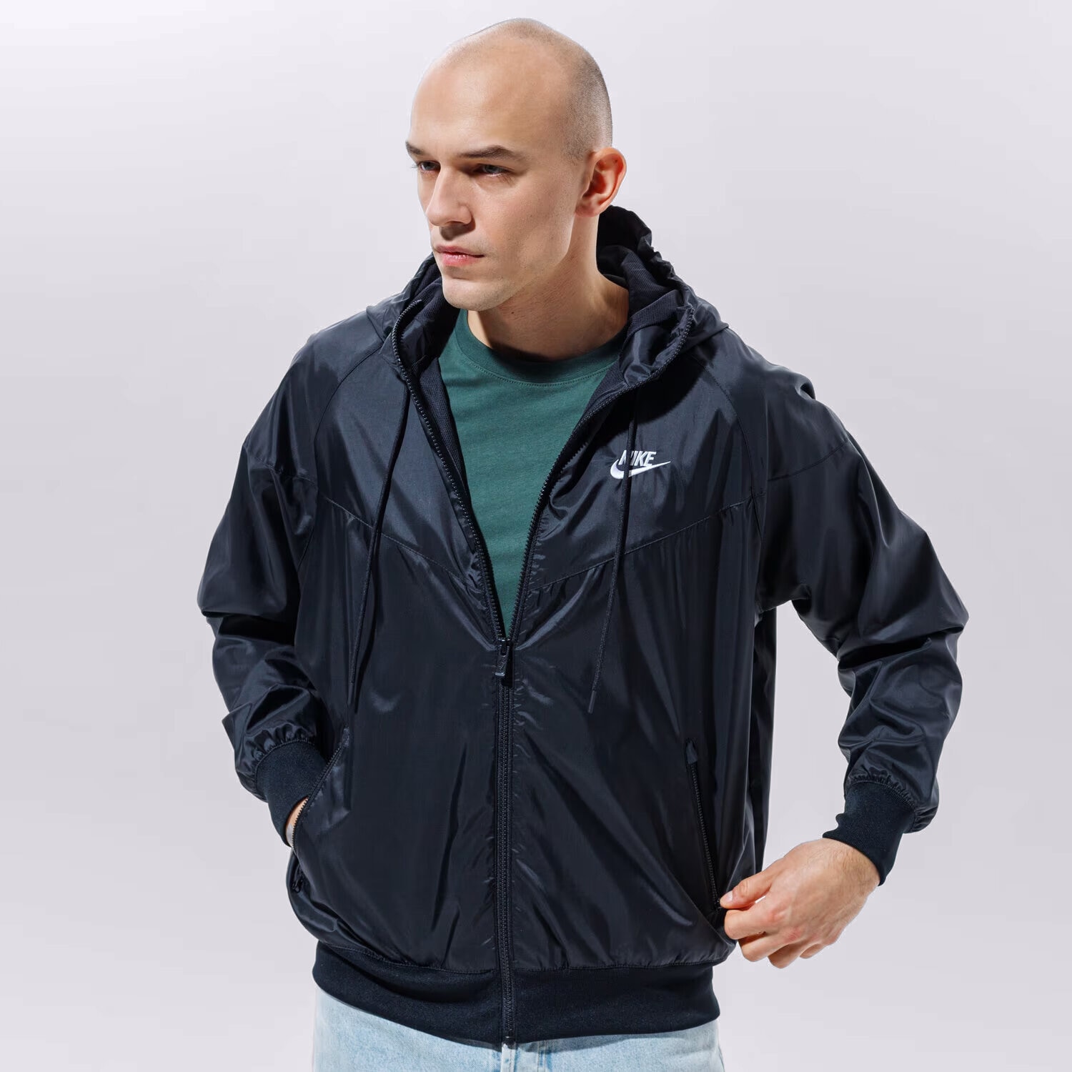 Herren Übergangsjacke NIKE JACKE SPORTSWEAR HERITAGE DA0001-010 Schwarz
