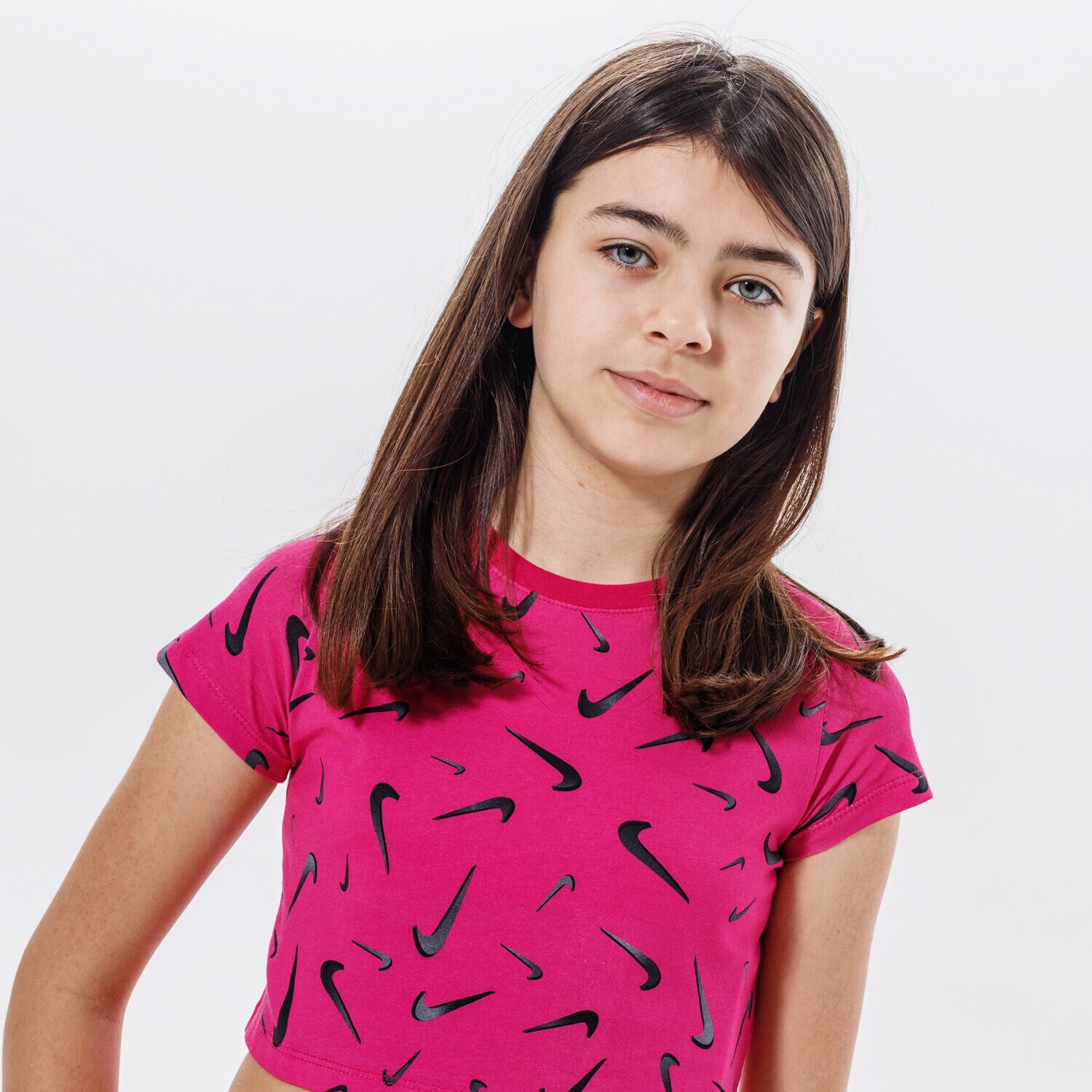 Kinder T-Shirt NIKE T-SHIRT SPORTSWEAR GIRL DC7348-615 Rosa