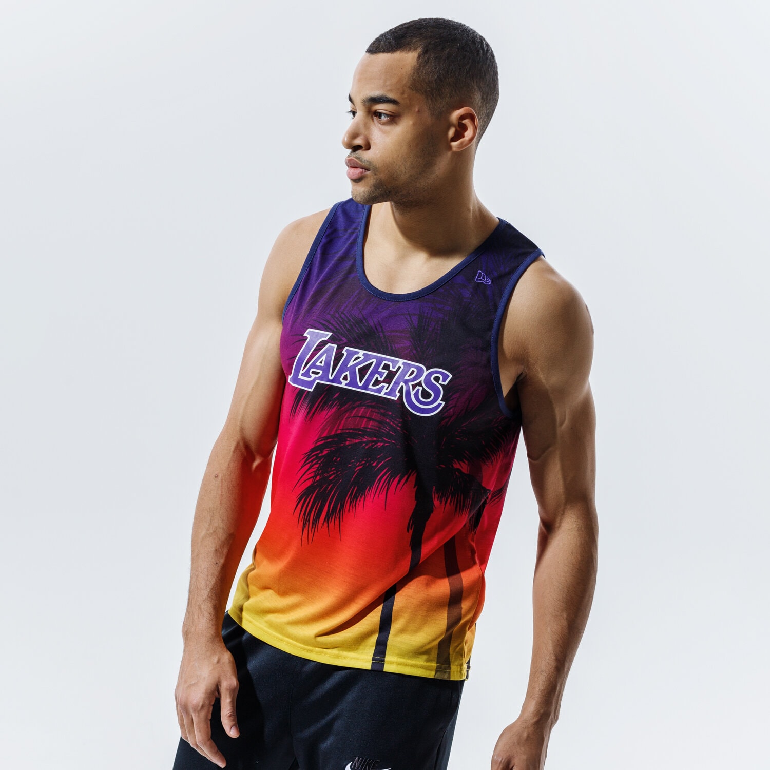 Herren Hosen NEW ERA TANK NBA COASTAL HEAT TANK LA LAKERS LOS ANGELES LAK 11569524 Multicolor