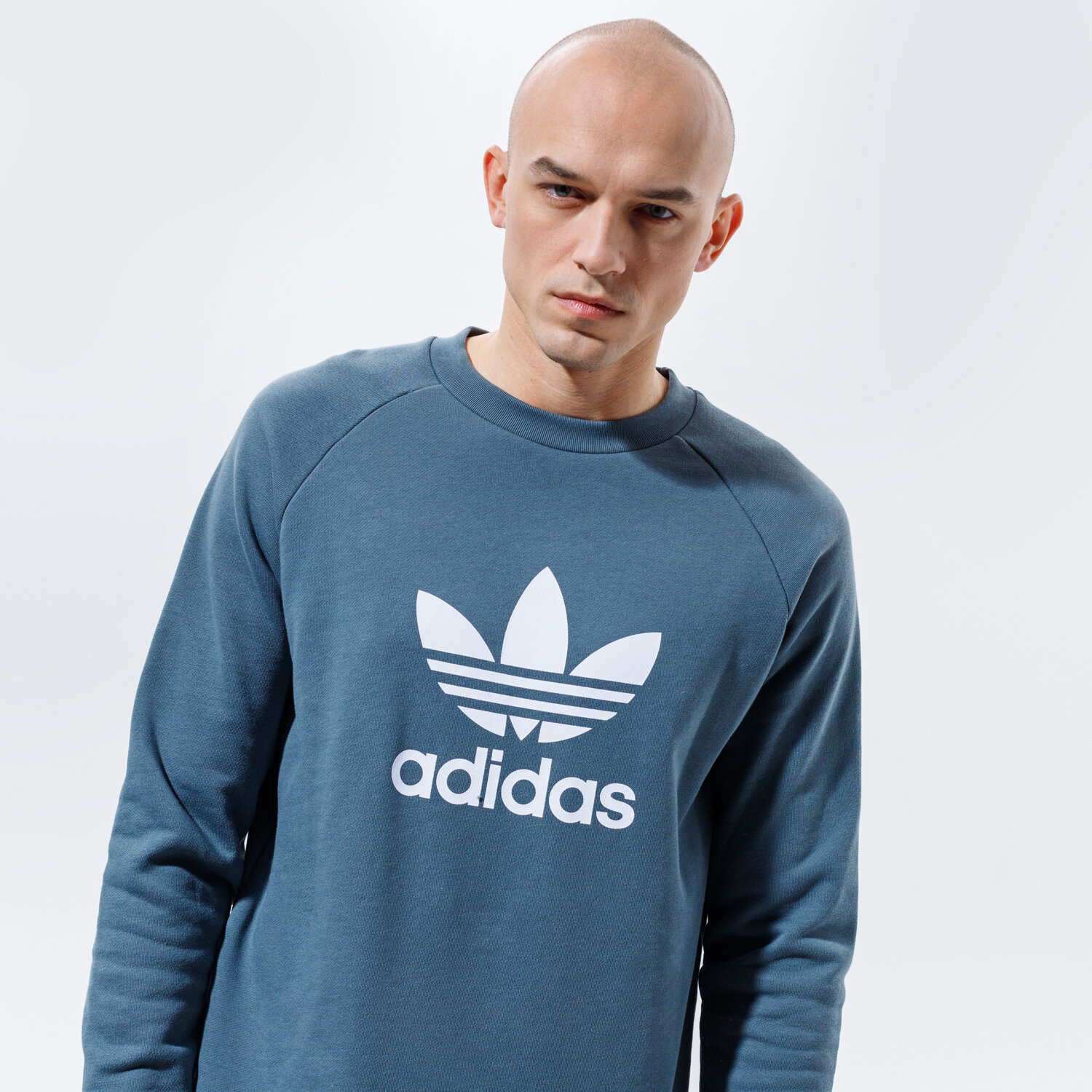Herren ADIDAS SWEATSHIRT TREFOIL CREW GN3471 Blau