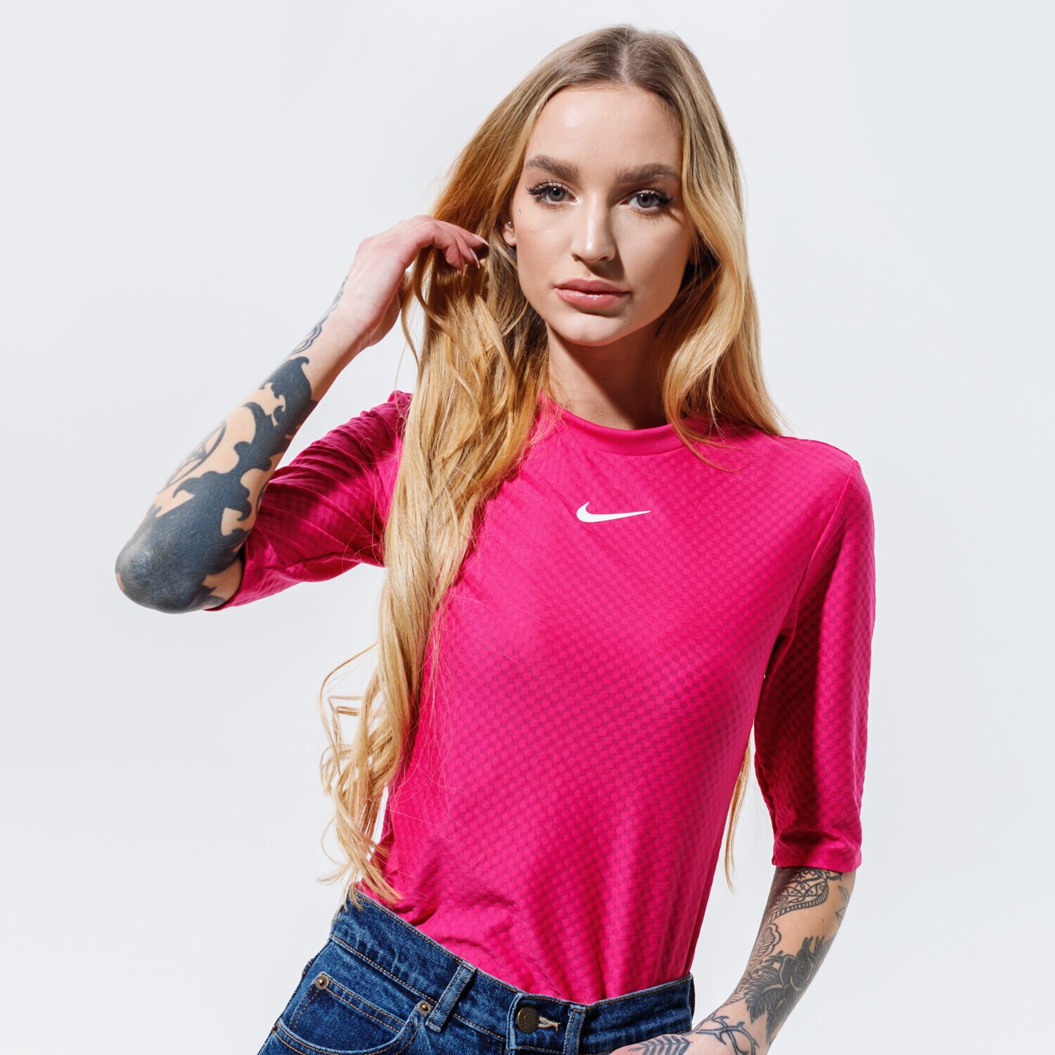 Damen T-Shirt NIKE T-SHIRT SPORTSWEAR ICON CLASH CZ8176-615 Rosa