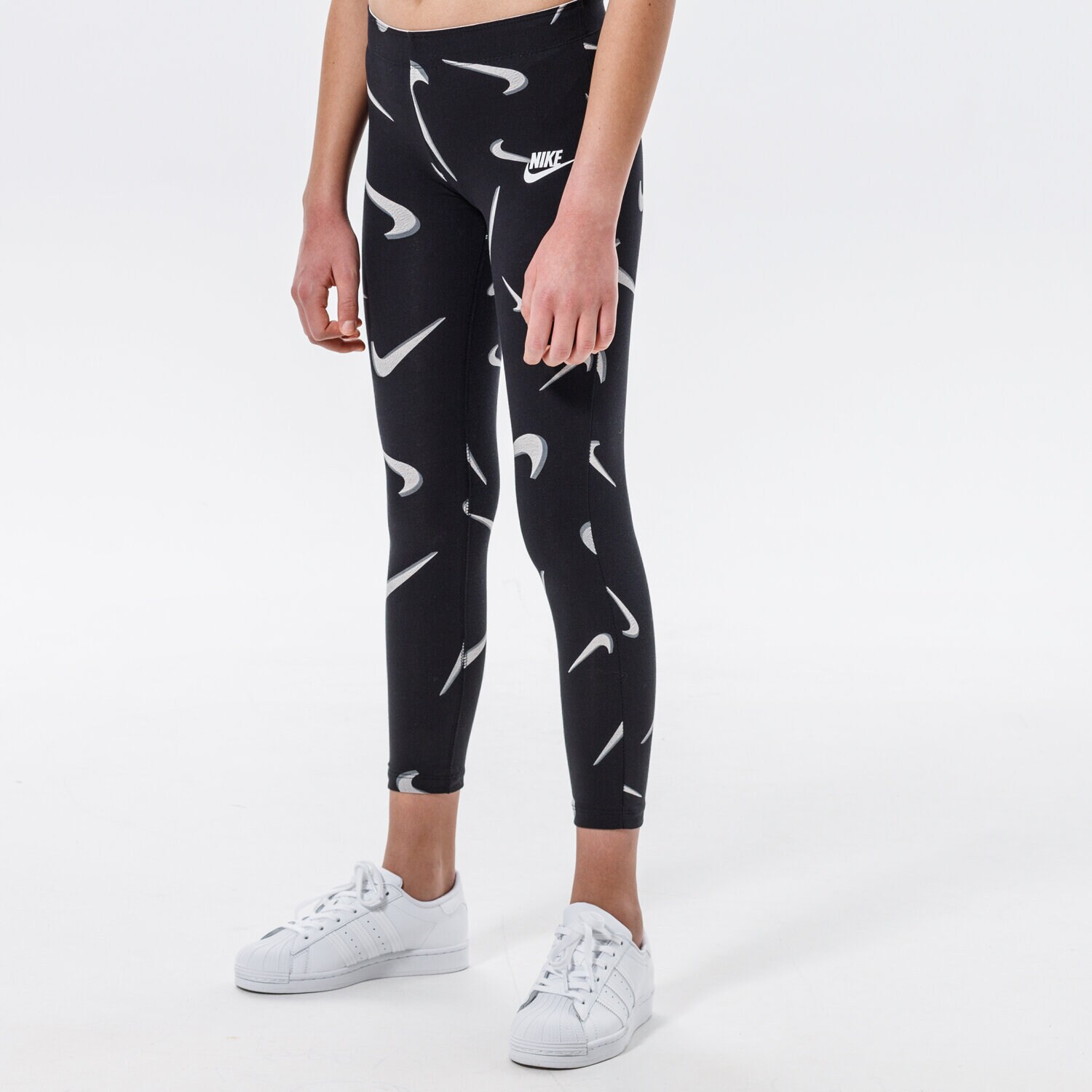 Kinder Hosen NIKE LEGGINGS SPORTSWEAR GIRL DA1239-010 Schwarz