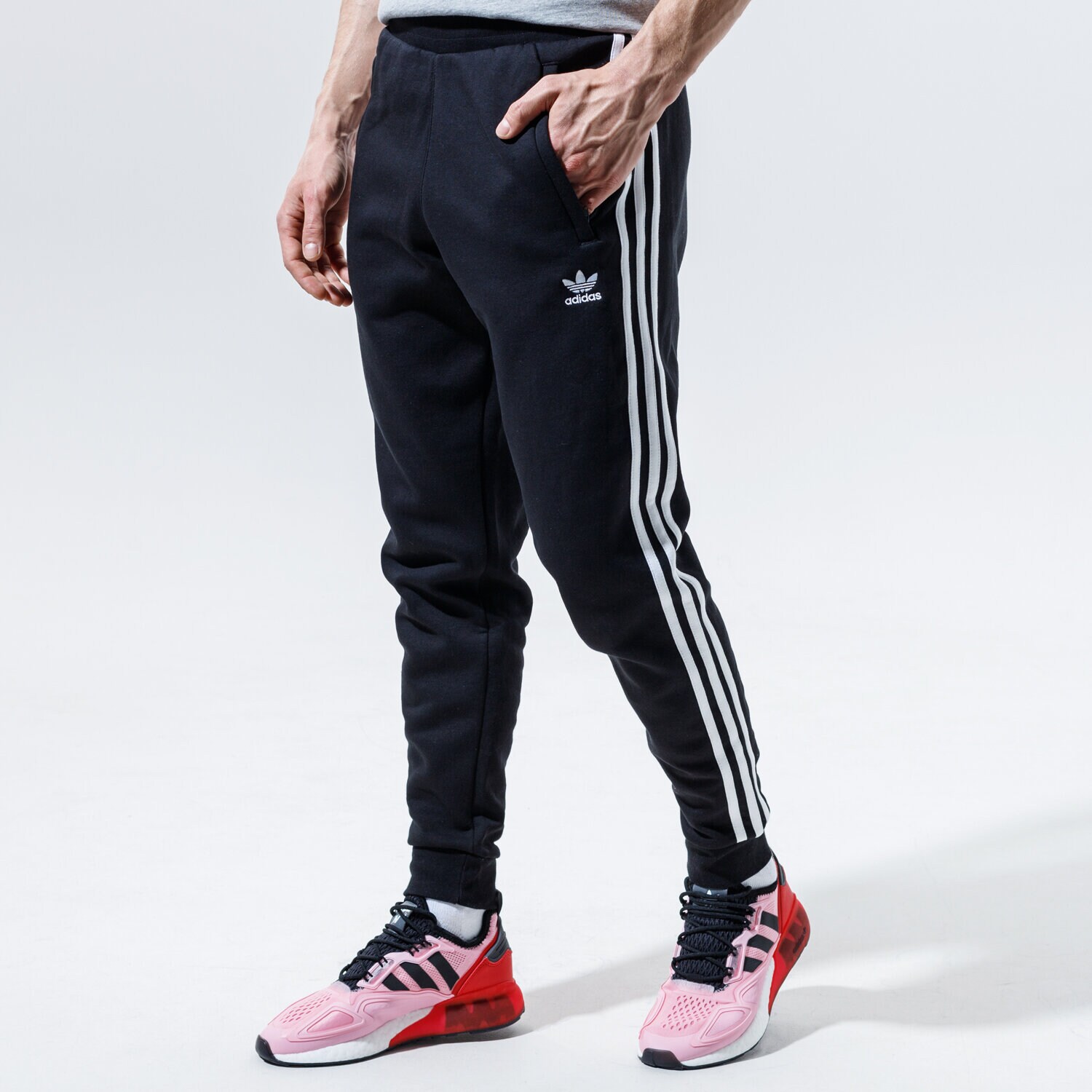 Herren Hosen ADIDAS HOSE 3-STRIPES PANT GN3458 Schwarz