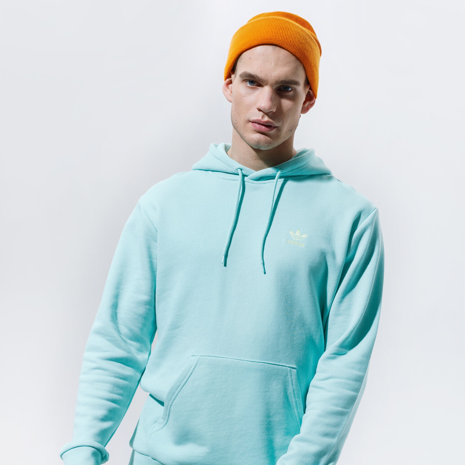 Herren ADIDAS HOODIE ESSENTIAL HOODY GN3391 Blau