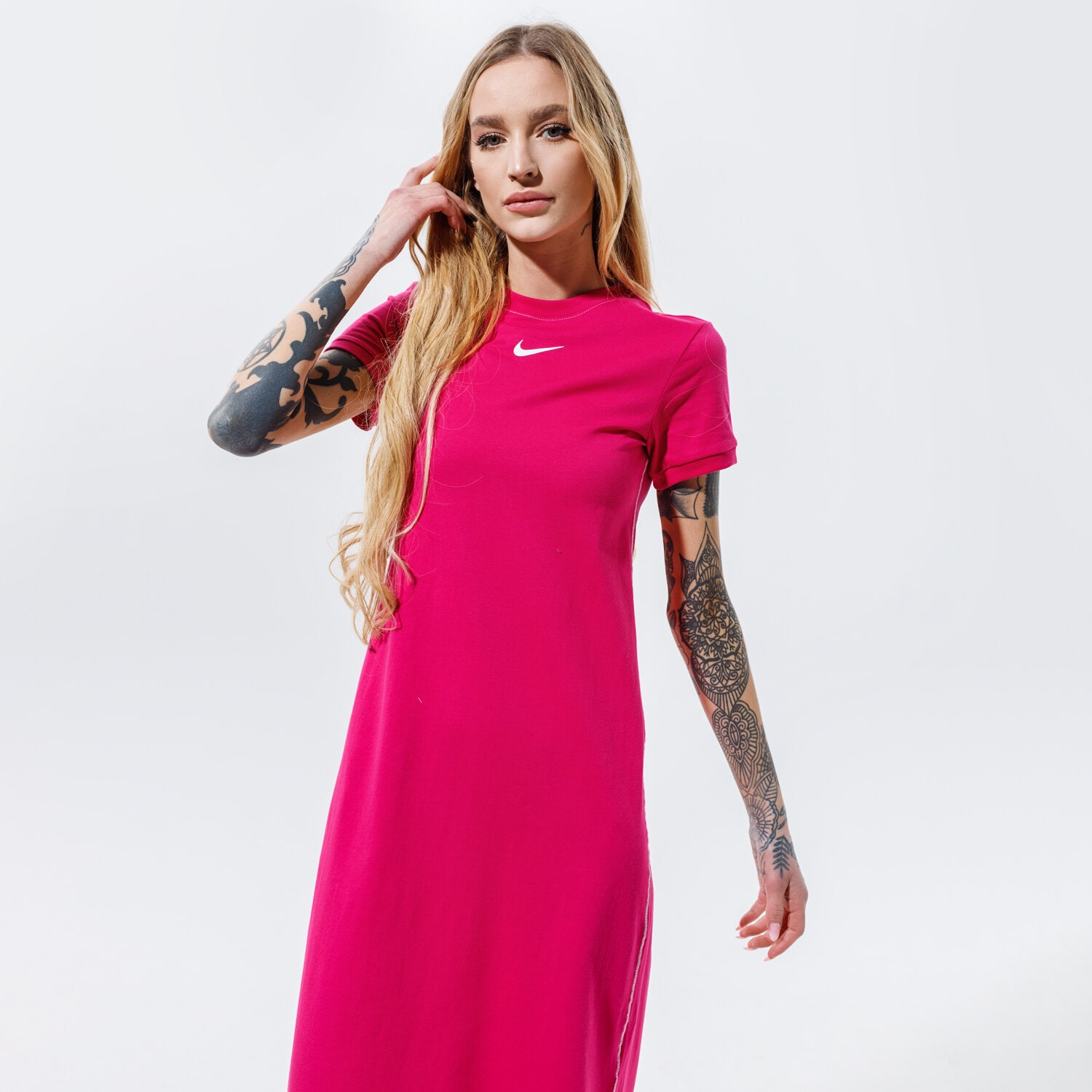 Damen Kleid NIKE KLEID SPORTSWEAR ICON CLASH DC5290-615 Rosa
