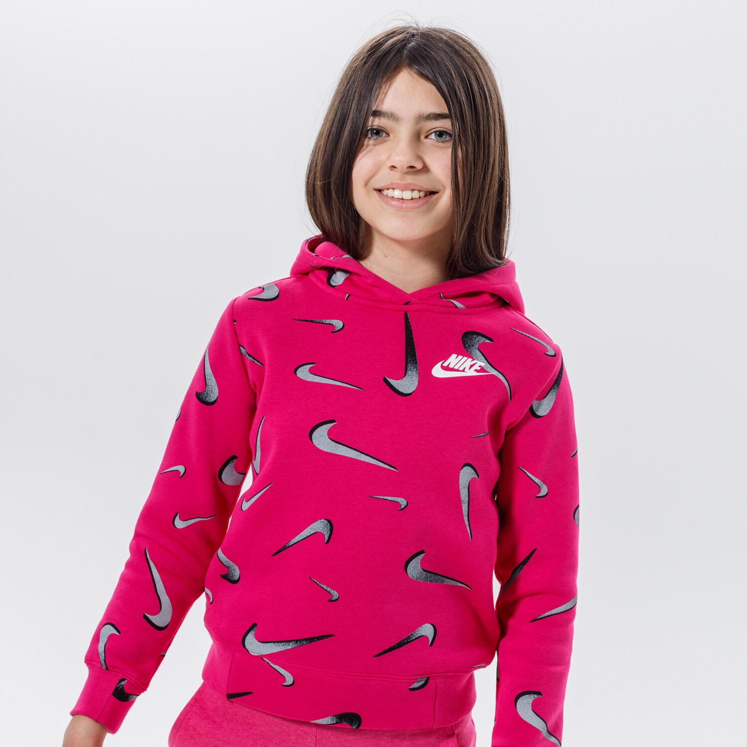 Kinder NIKE HOODIE SPORTSWEAR GIRL DC3429-675 Rosa
