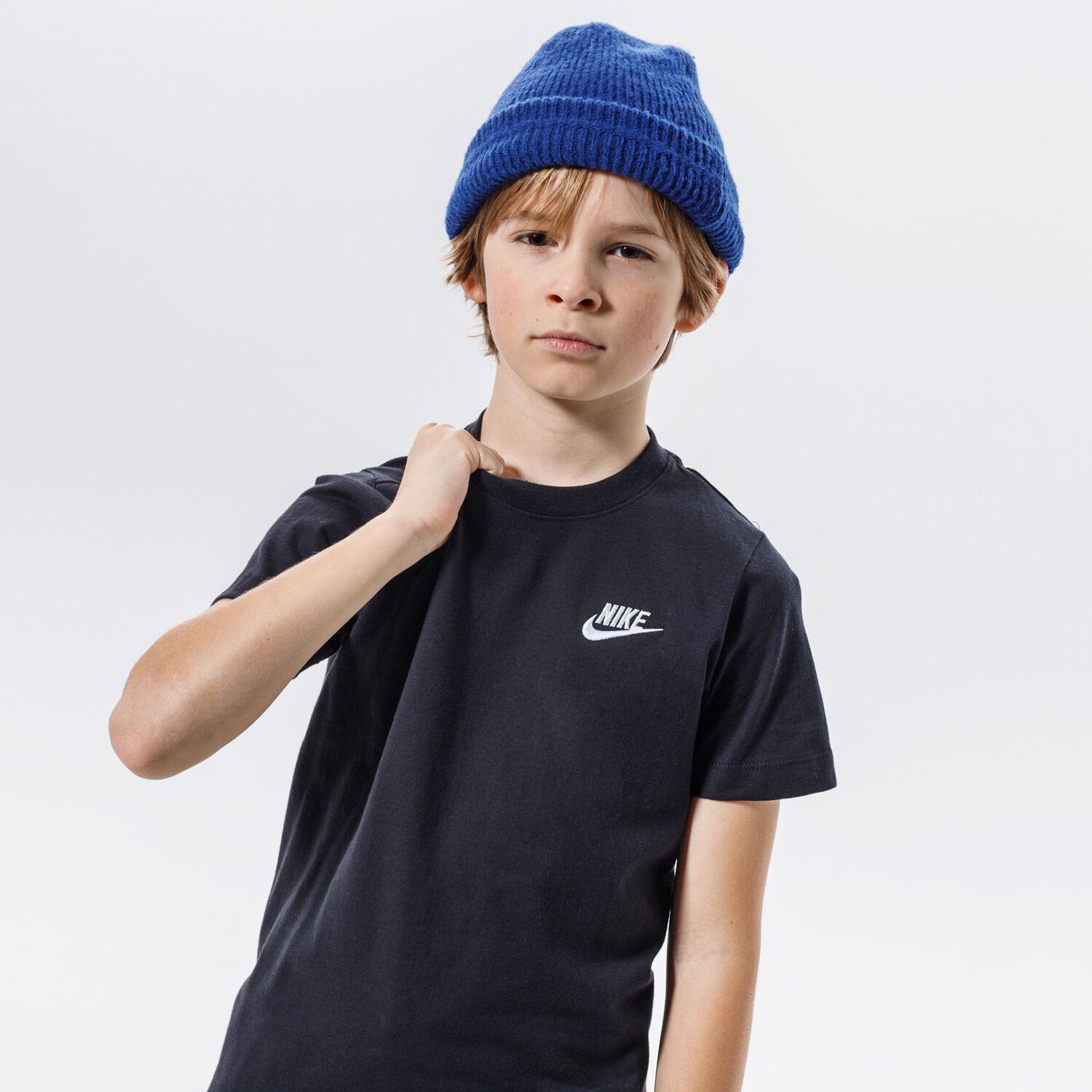 Kinder T-Shirt NIKE T-SHIRT SPORTSWEAR B AR5254-010 Schwarz