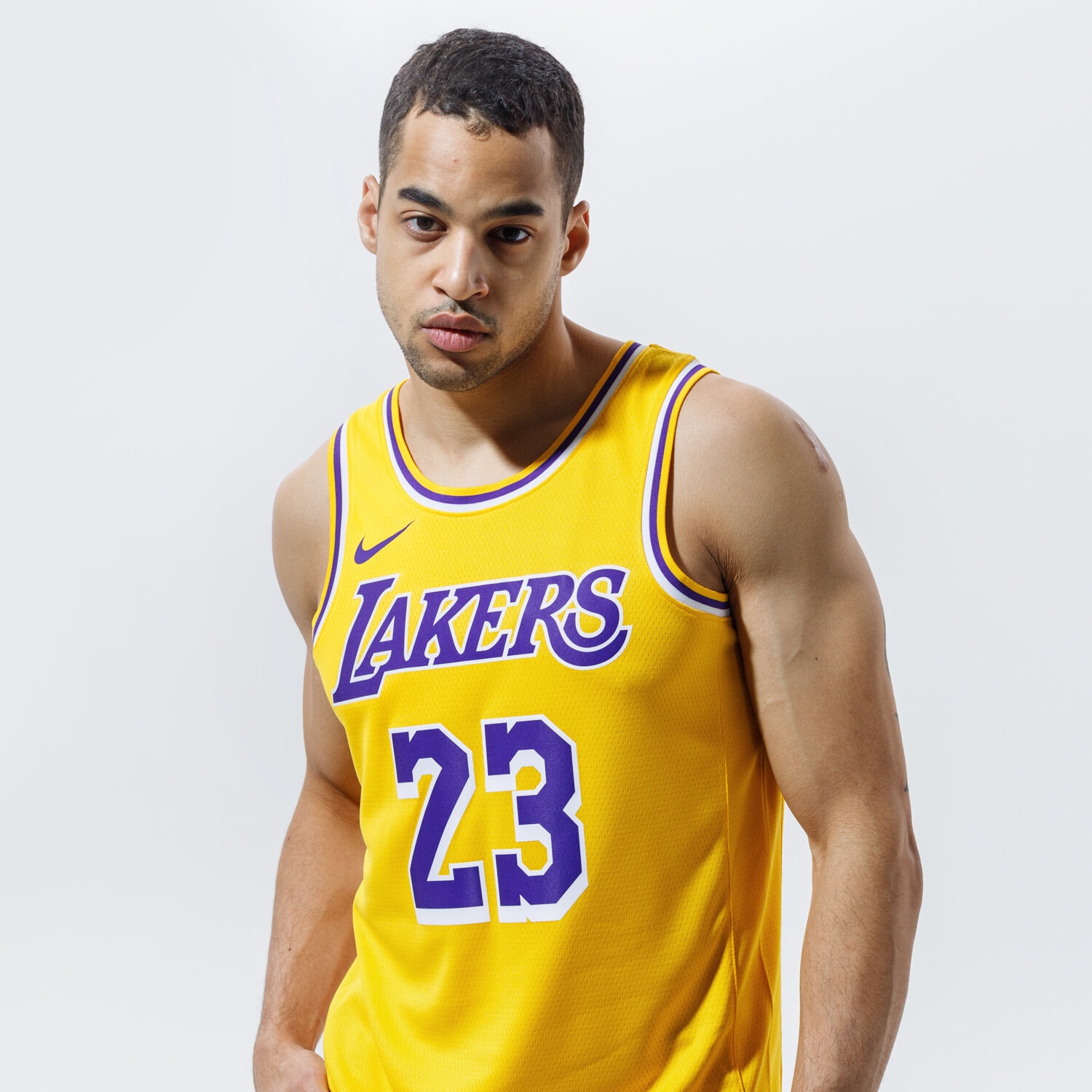 Herren Hosen JORDAN TANK LAKERS JAMES SWINGMAN ICON 2020 NBA CW3669-734 Gelb