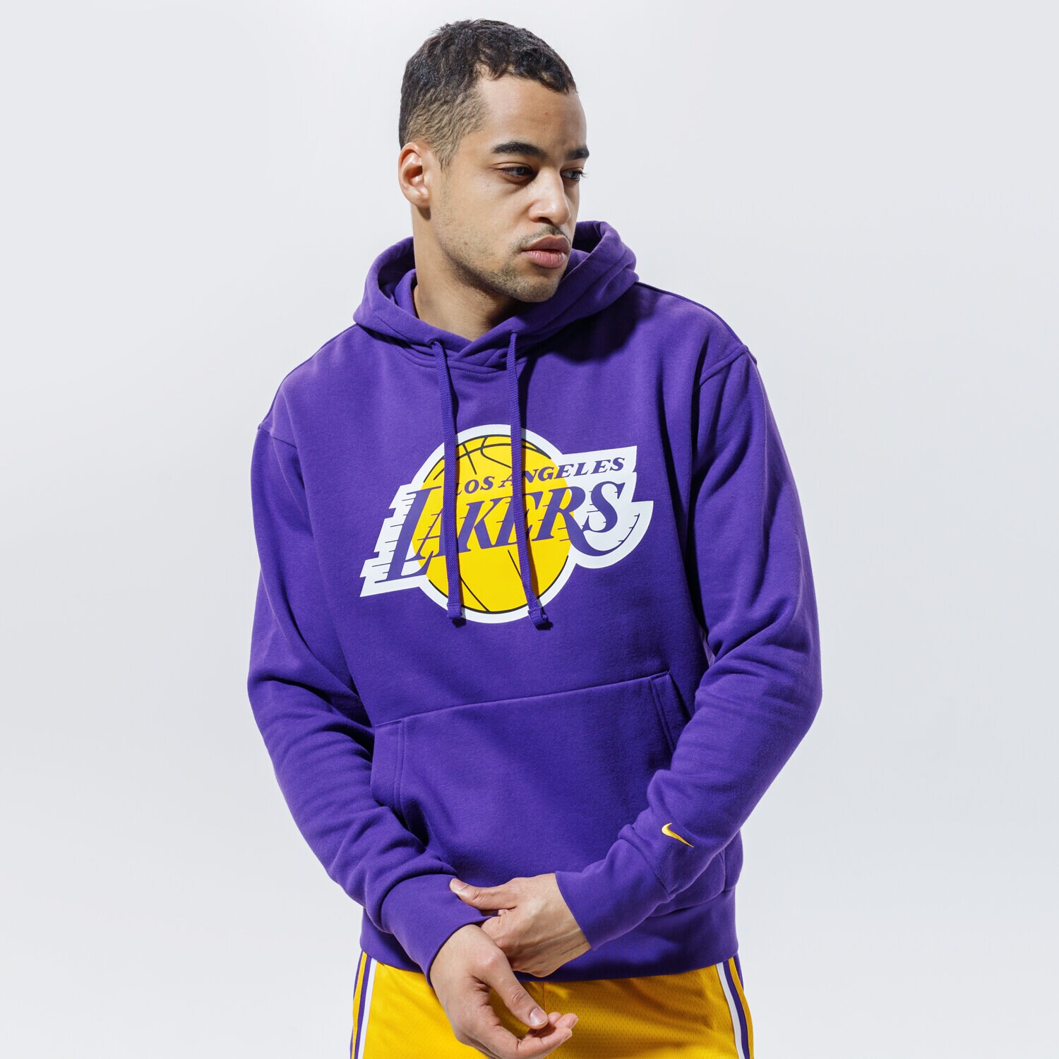 Herren NIKE HOODIE LOS ANGELES LAKERS ESSENTIAL NBA CN1197-504 Violet