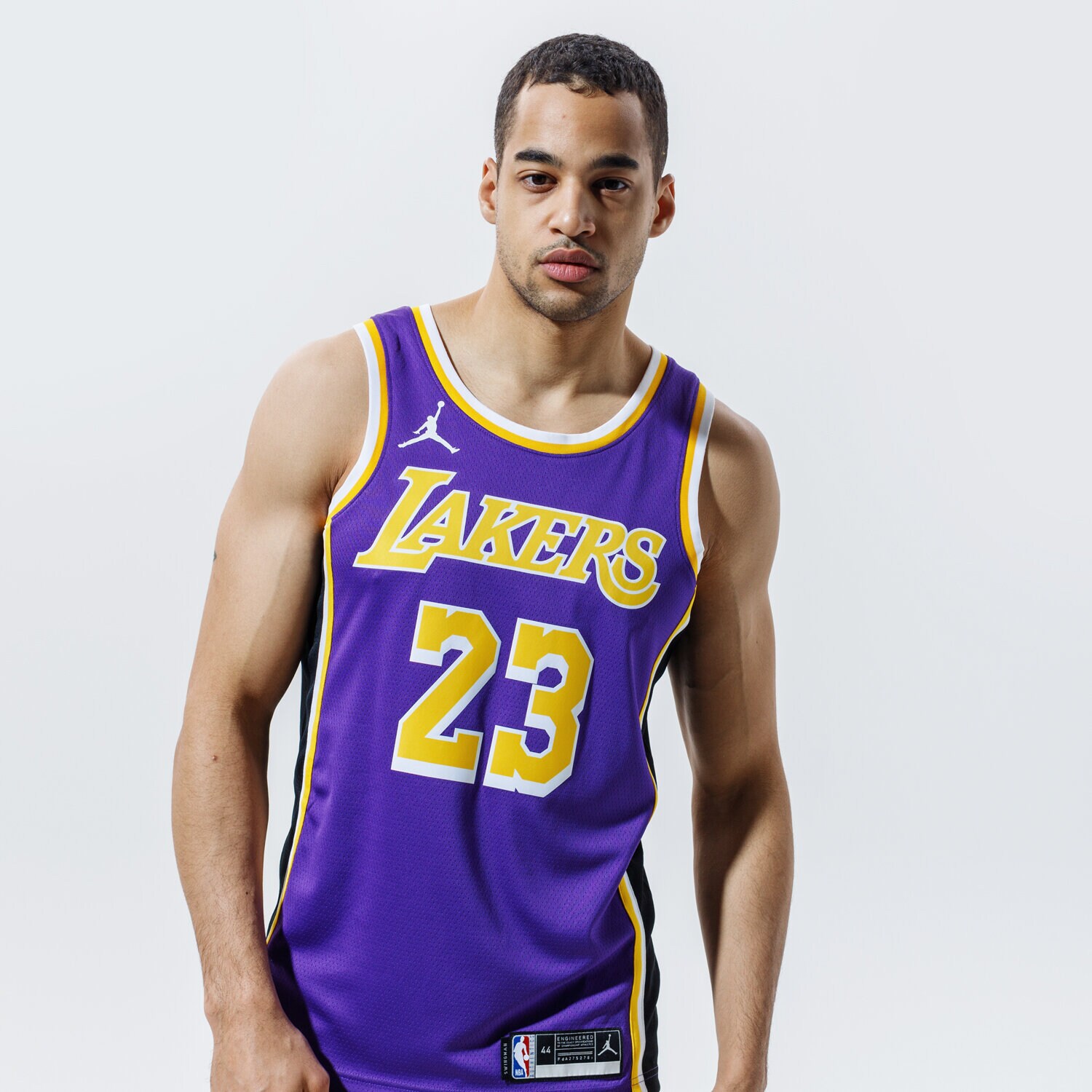 Herren Hosen JORDAN TANK LAKERS JAMES SWINGMAN STMT 2020 NBA CV9481-508 Violet