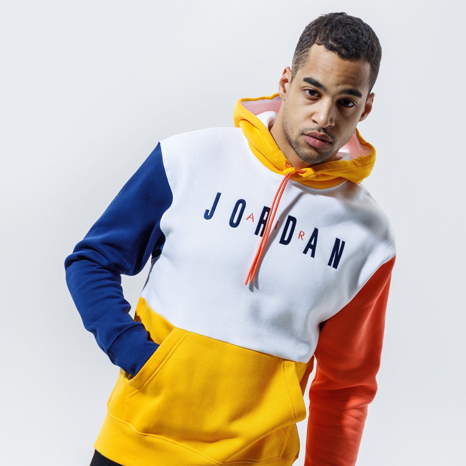 Herren JORDAN HOODIE JUMPMAN AIR CW8434-100 Multicolor