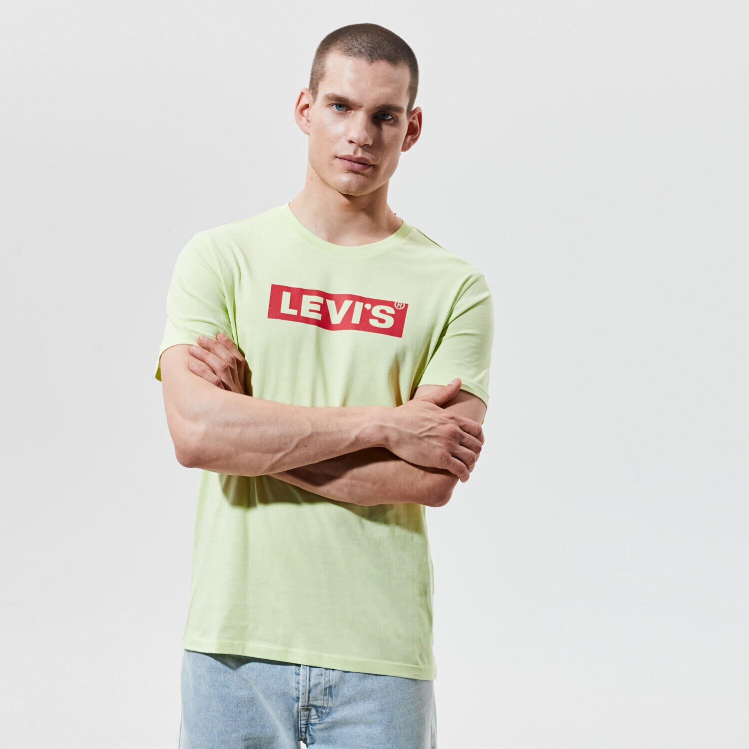 Herren T-Shirt LEVI'S T-SHIRT BOXTAB GRAPHIC TEE 85785-0032 Grün
