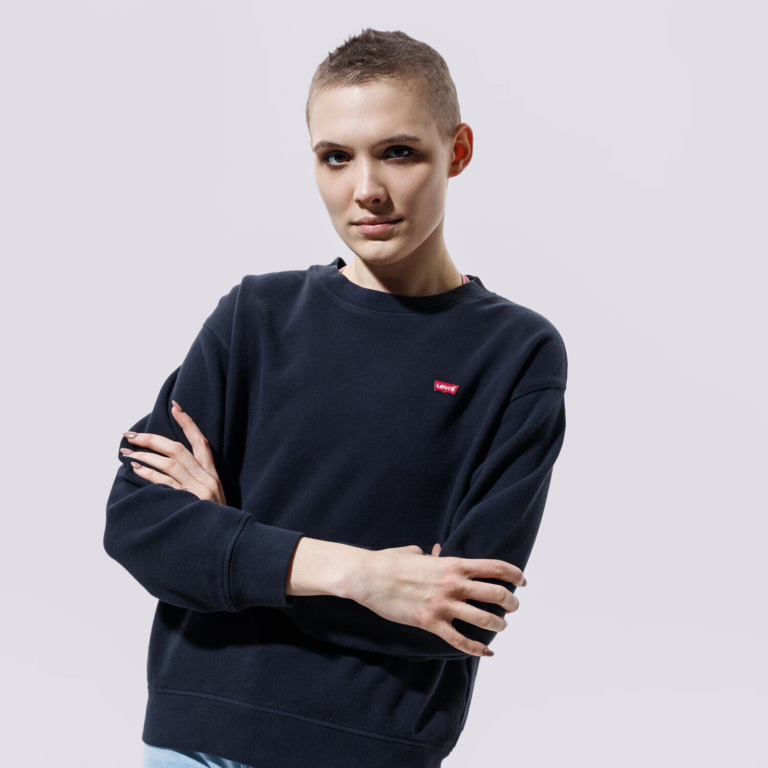 Damen LEVI'S SWEATSHIRT STANDARD CREW 24688-0006 Schwarz