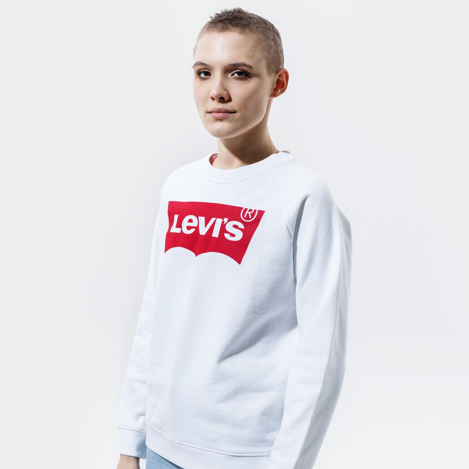 Damen LEVI'S SWEATSHIRT RELAXED GRAPHIC CREW 29717-0014 Weiß