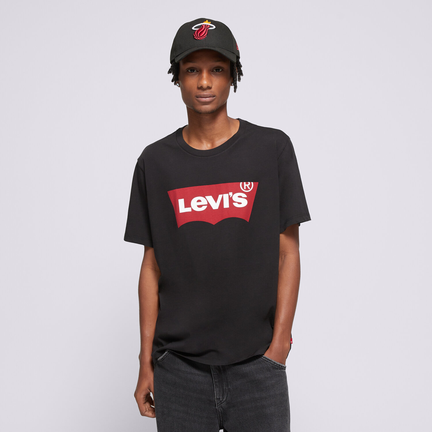 Herren T-Shirt LEVI'S T-SHIRT GRAPHIC SET IN NECK 17783-0137 Schwarz