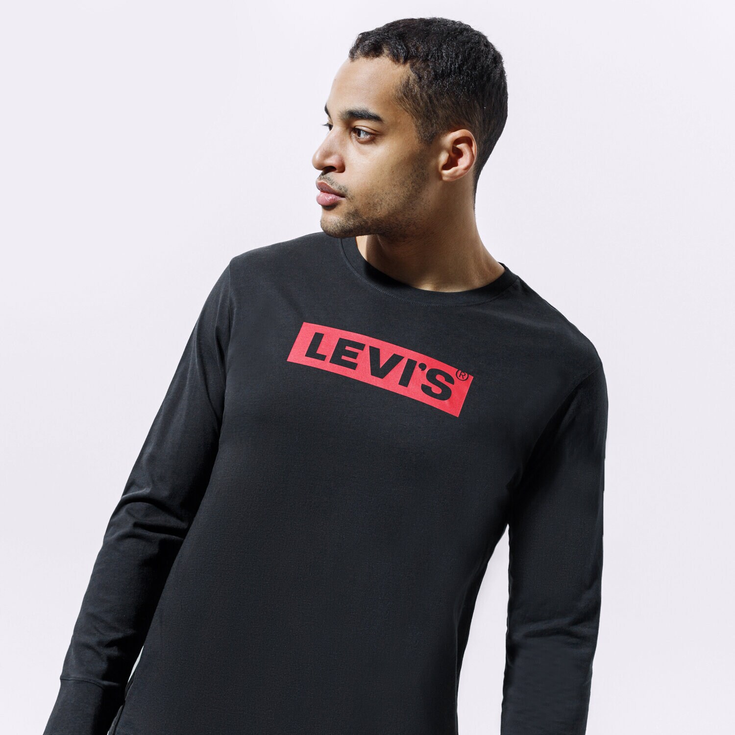 Herren T-Shirt LEVI'S T-SHIRT RELAXED LS GRAPHIC TEE 16139-0042 Schwarz