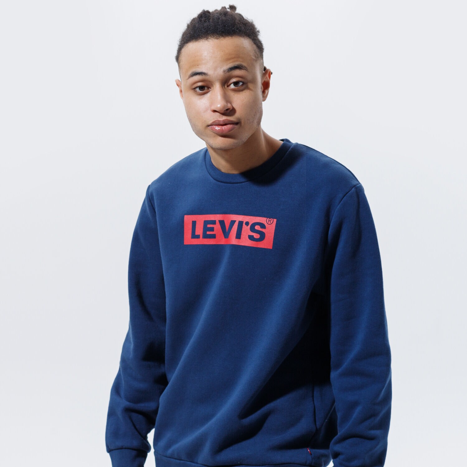 Herren LEVI'S SWEATSHIRT T3 GRAPHIC CREW 38796-0029 Dunkelblau