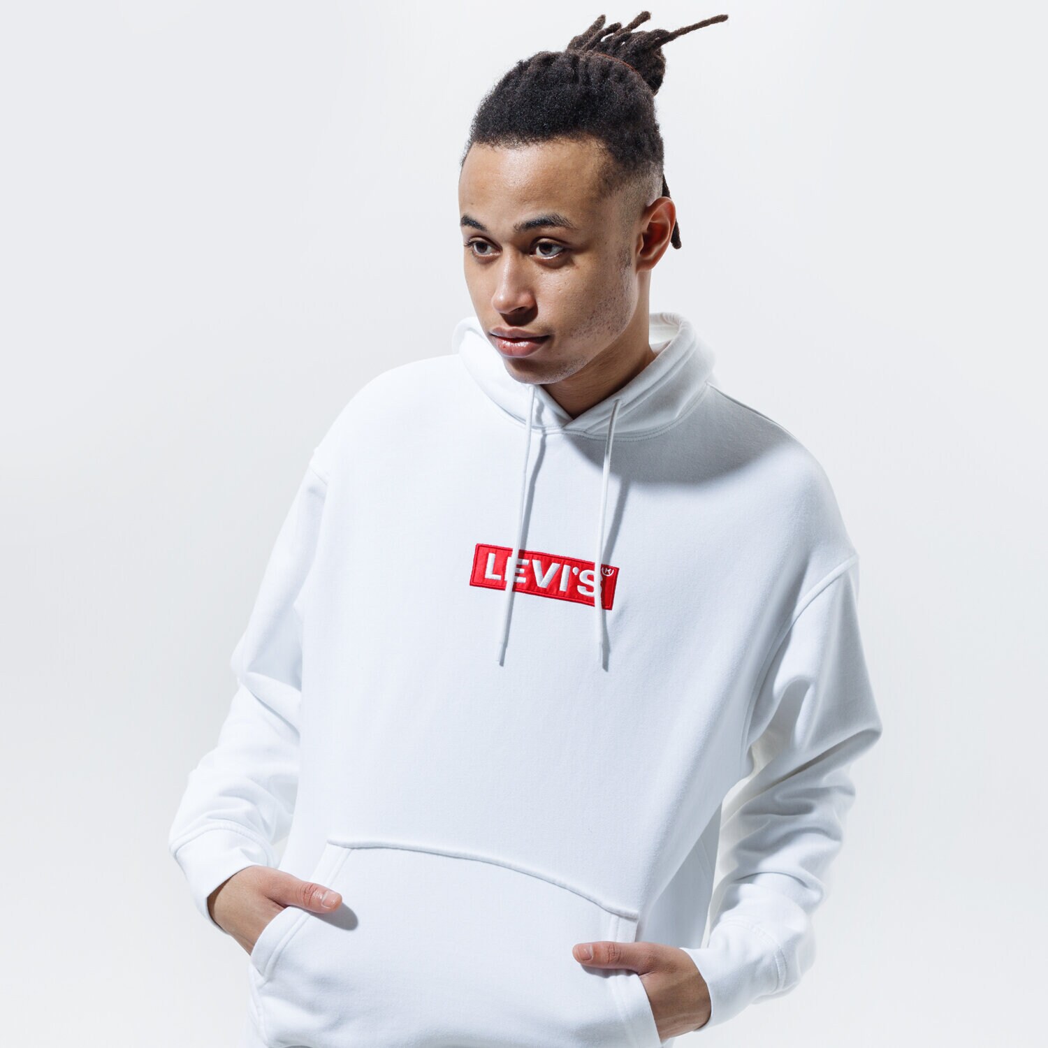 Herren LEVI'S HOODIE RELAXED GRAPHIC HOODIE 72632-0022 Weiß