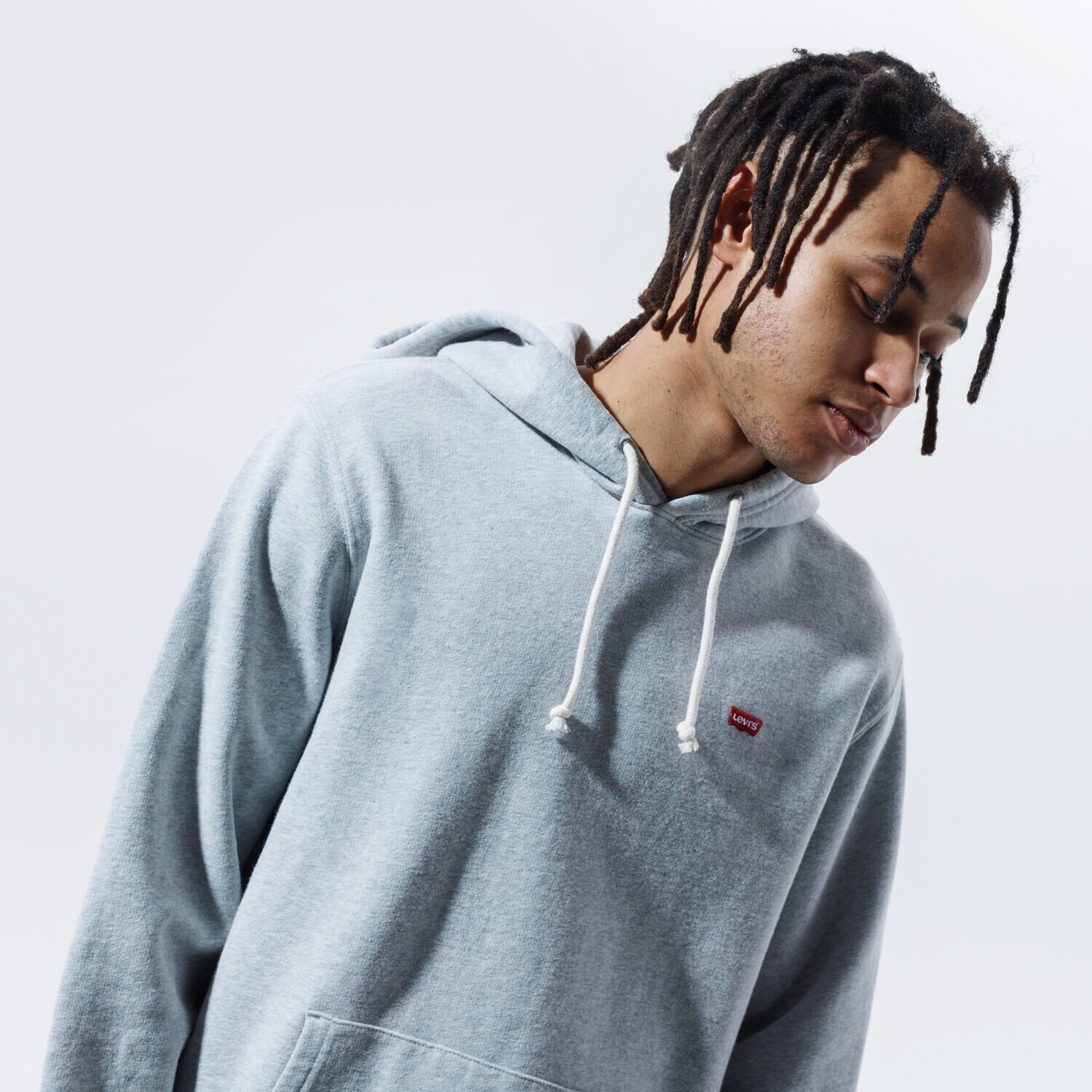 Herren LEVI'S HOODIE NEW ORIGINAL HOODIE 34581-0000 Grau