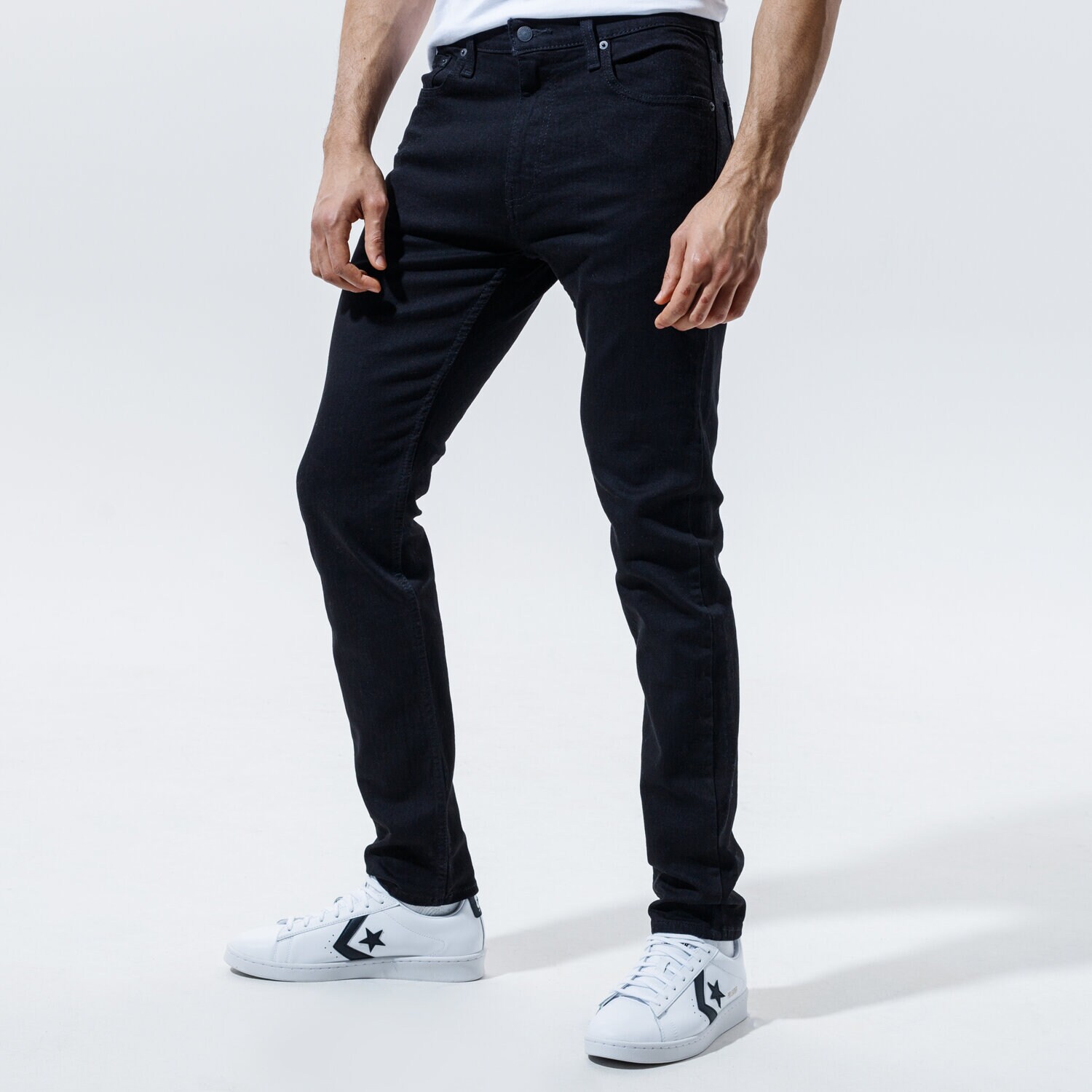 Herren Hosen LEVI'S HOSE 512 SLIM TAPER LO BALL 59437-0024 Schwarz