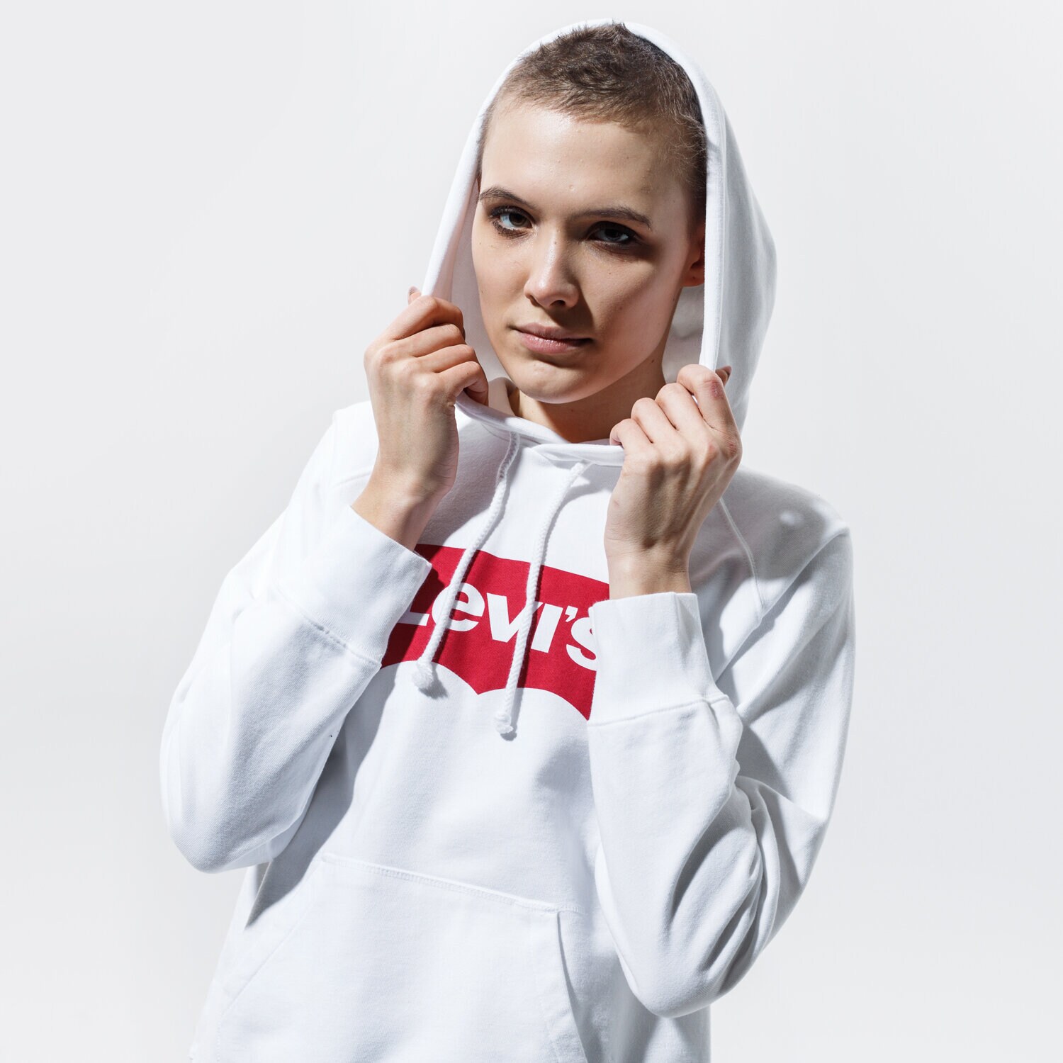 Damen LEVI'S HOODIE GRAPHIC SPORT HOODIE 35946-0010 Weiß