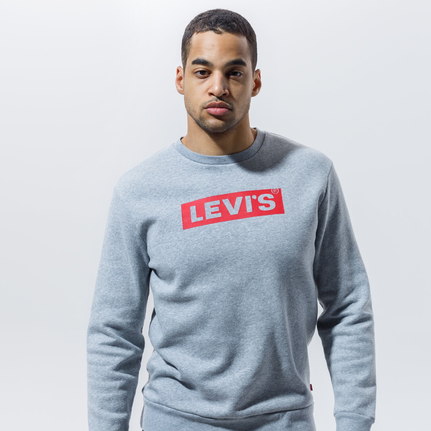Herren LEVI'S SWEATSHIRT T3 GRAPHIC CREW 38796-0028 Grau