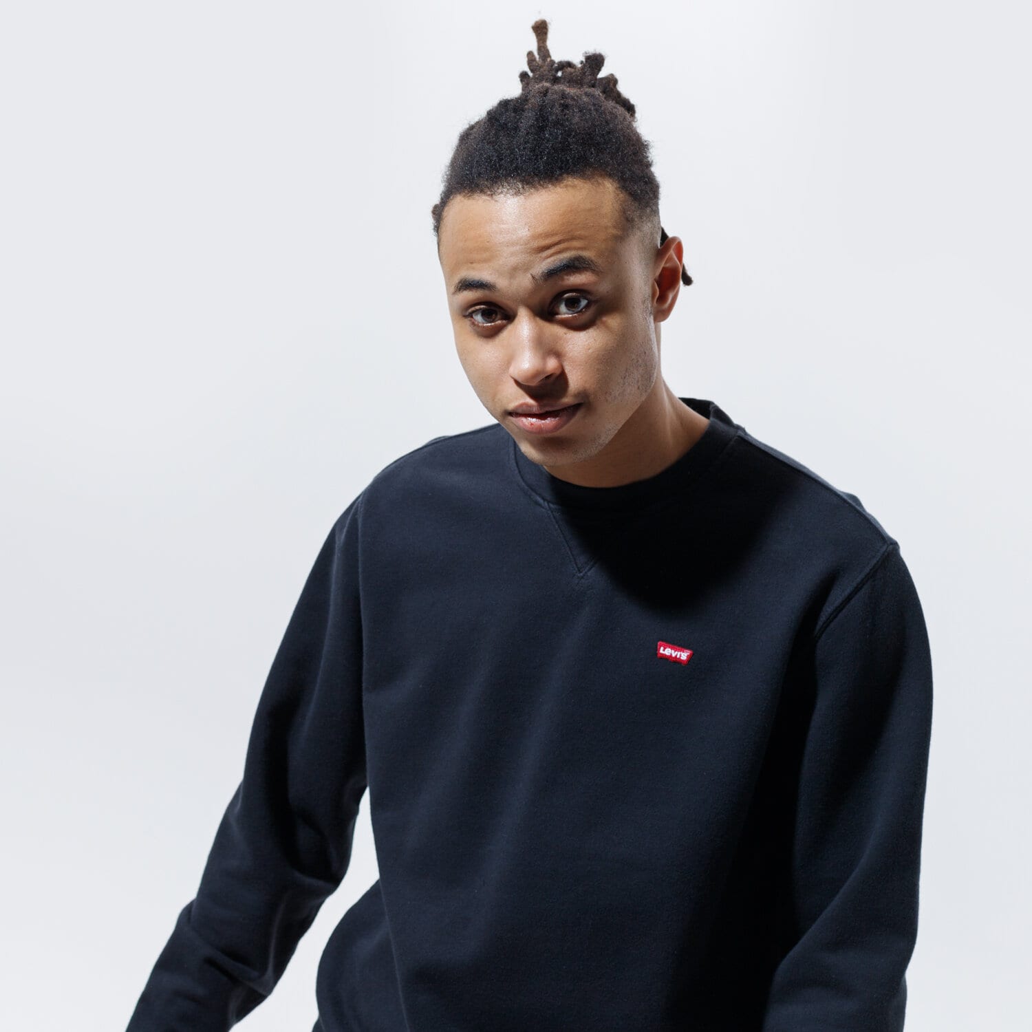 Herren LEVI'S SWEATSHIRT NEW ORIGINAL CREW 359090003 Schwarz