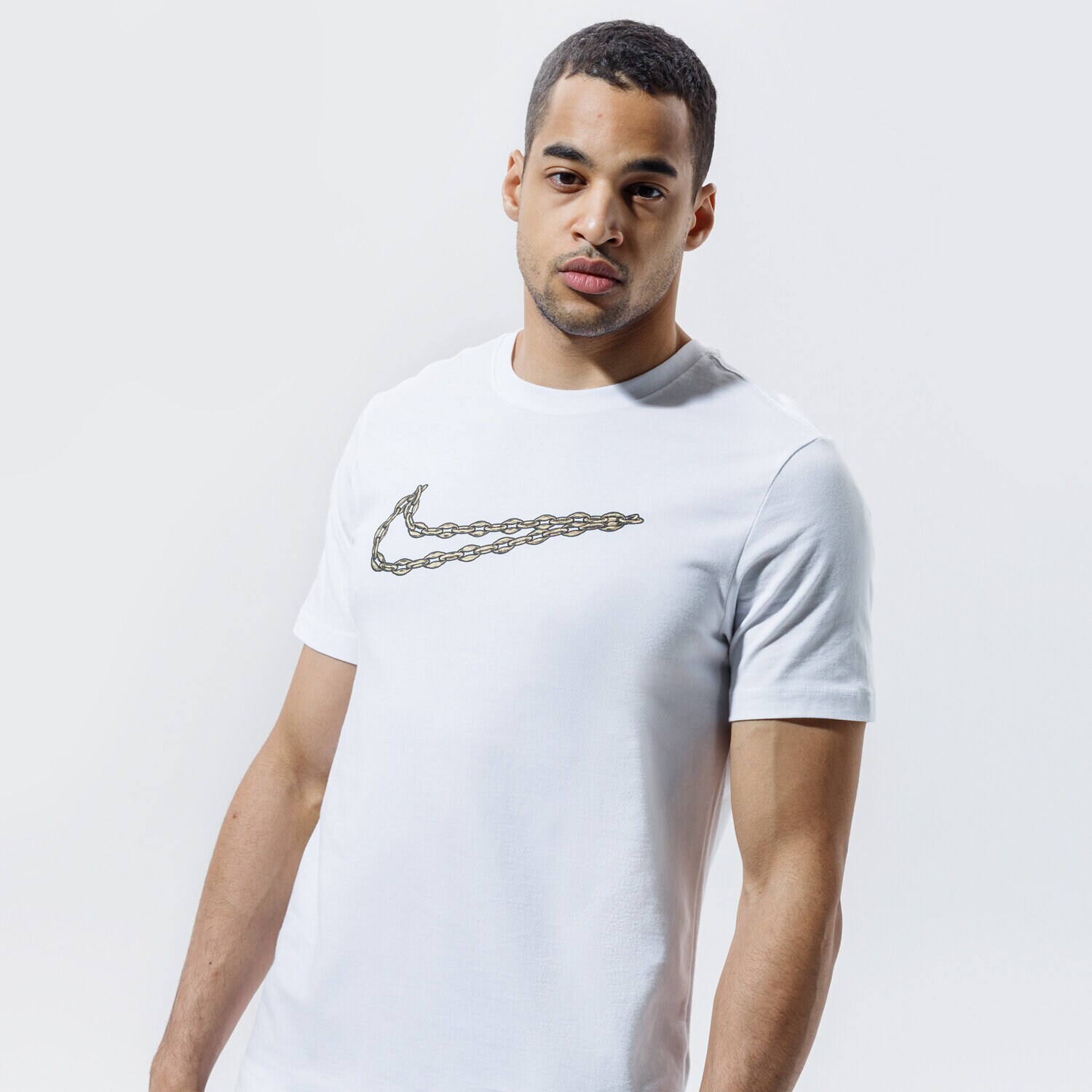 Herren T-Shirt NIKE T-SHIRT M NK MEM CTY F SWOOSH SS TEE DB5953-100 Weiß