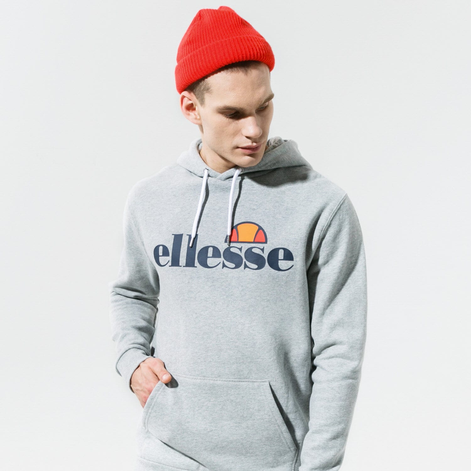 Herren ELLESSE HOODIE SL GOTTERO GREY SHC07407112 Grau