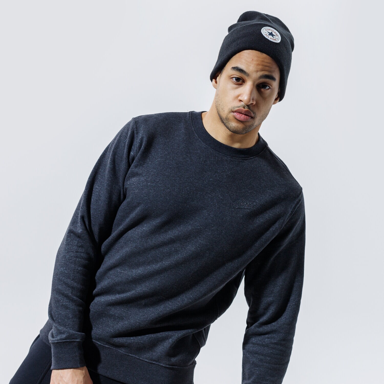 Herren NIKE SWEATSHIRT M NSW SB CREW DA0683-010 Schwarz