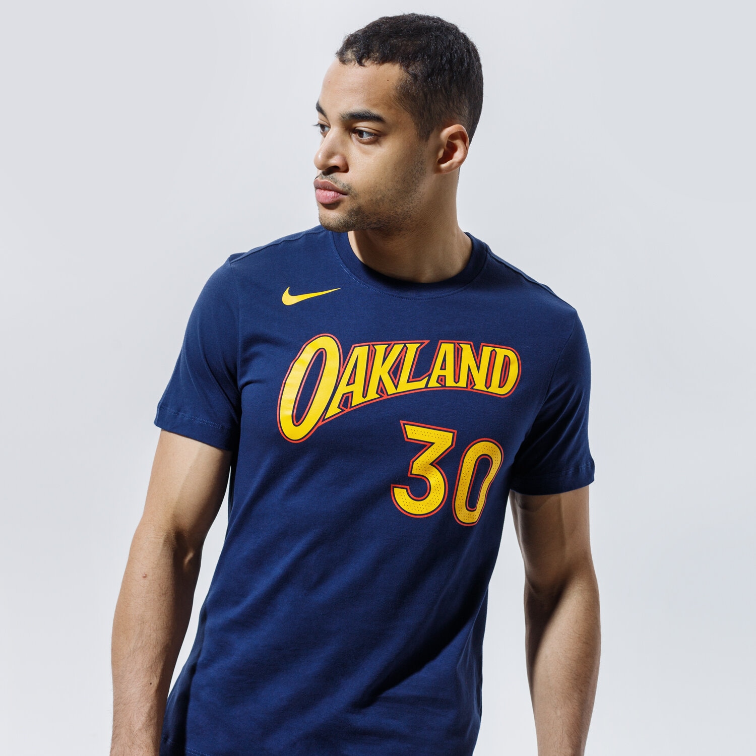 Herren T-Shirt NIKE T-SHIRT GSW M NK TEE ES CE NN NBA CT9425-419 Dunkelblau