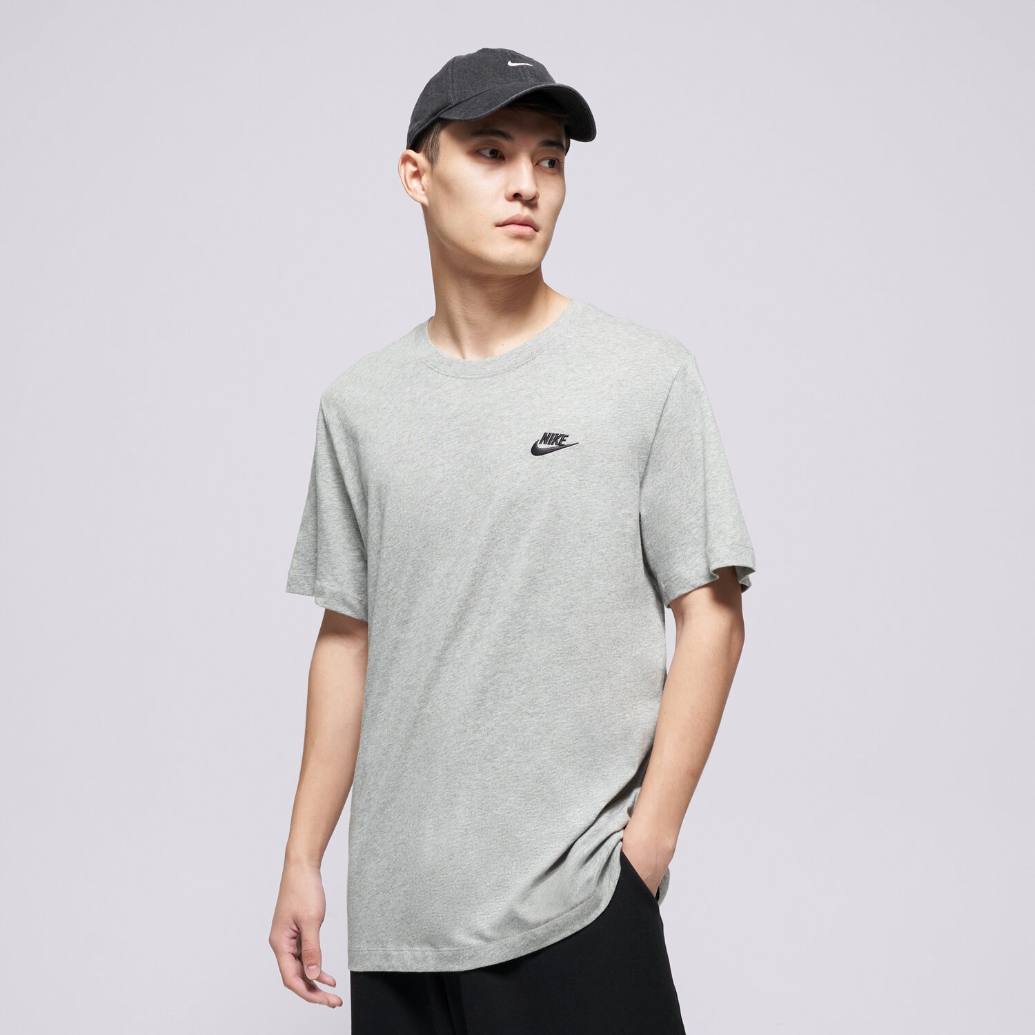 Herren T-Shirt NIKE T-SHIRT SPORTSWEAR CLUB AR4997-064 Grau