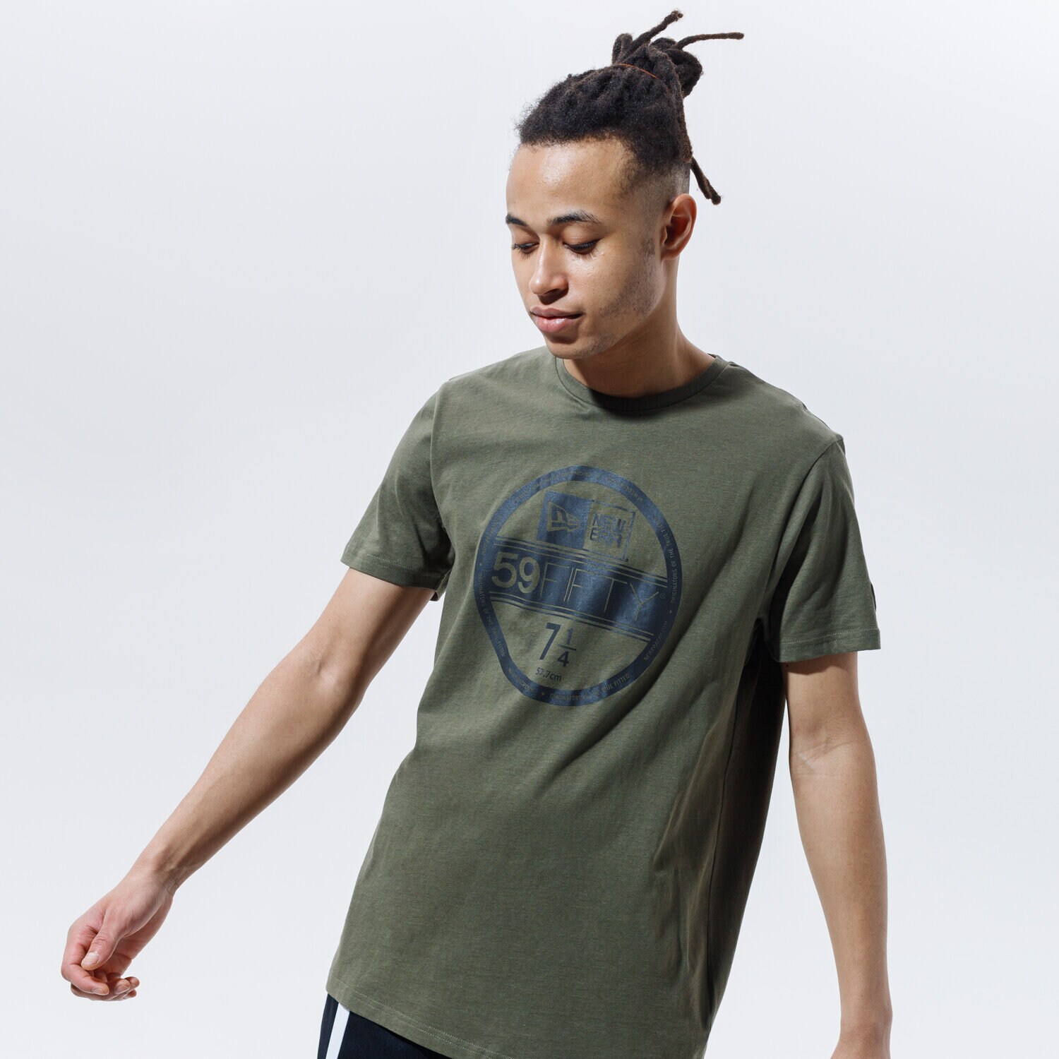 Herren T-Shirt NEW ERA T-SHIRT VISOR STICKER TEE OLV TEE PROGRAM 12506364 Khaki