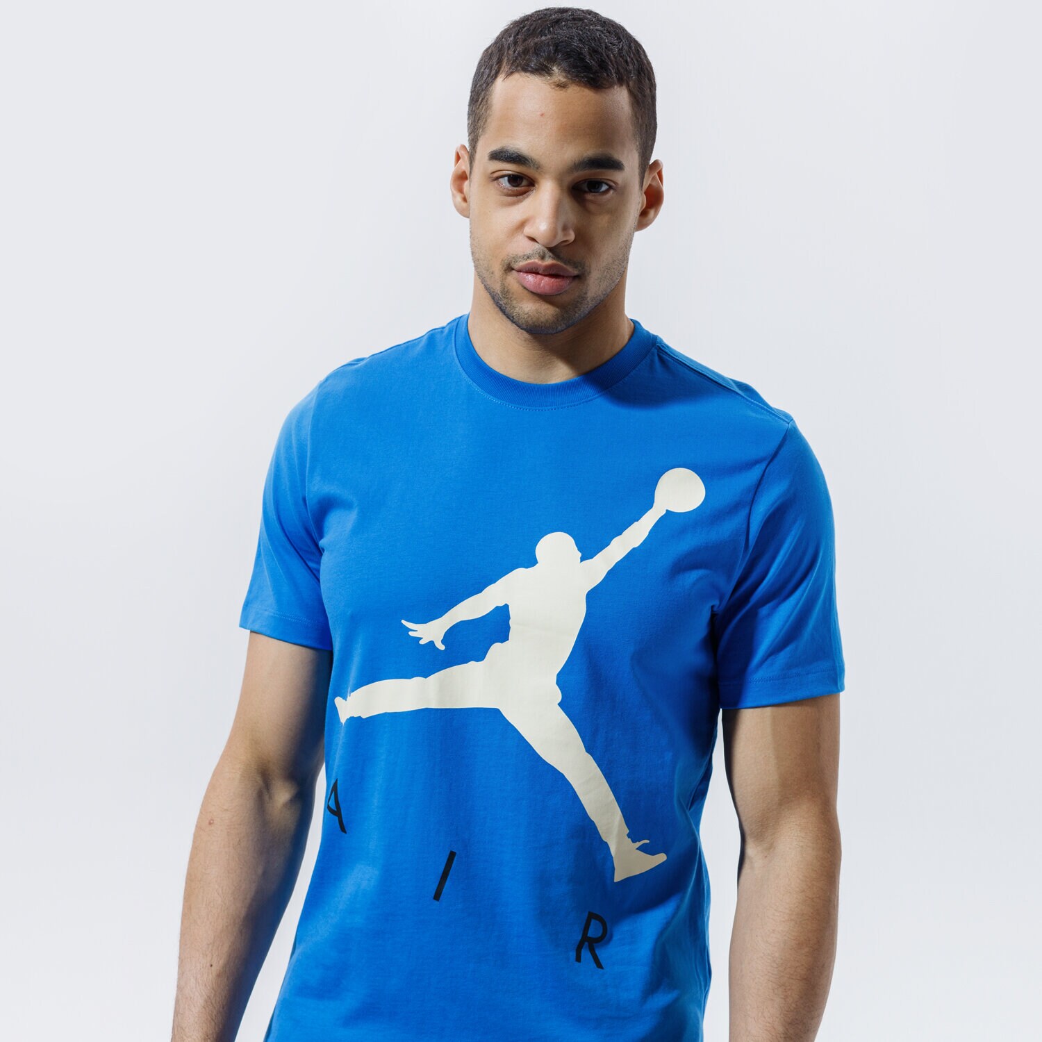 Herren T-Shirt JORDAN T-SHIRT JUMPMAN AIR HBR CV3425-403 Blau