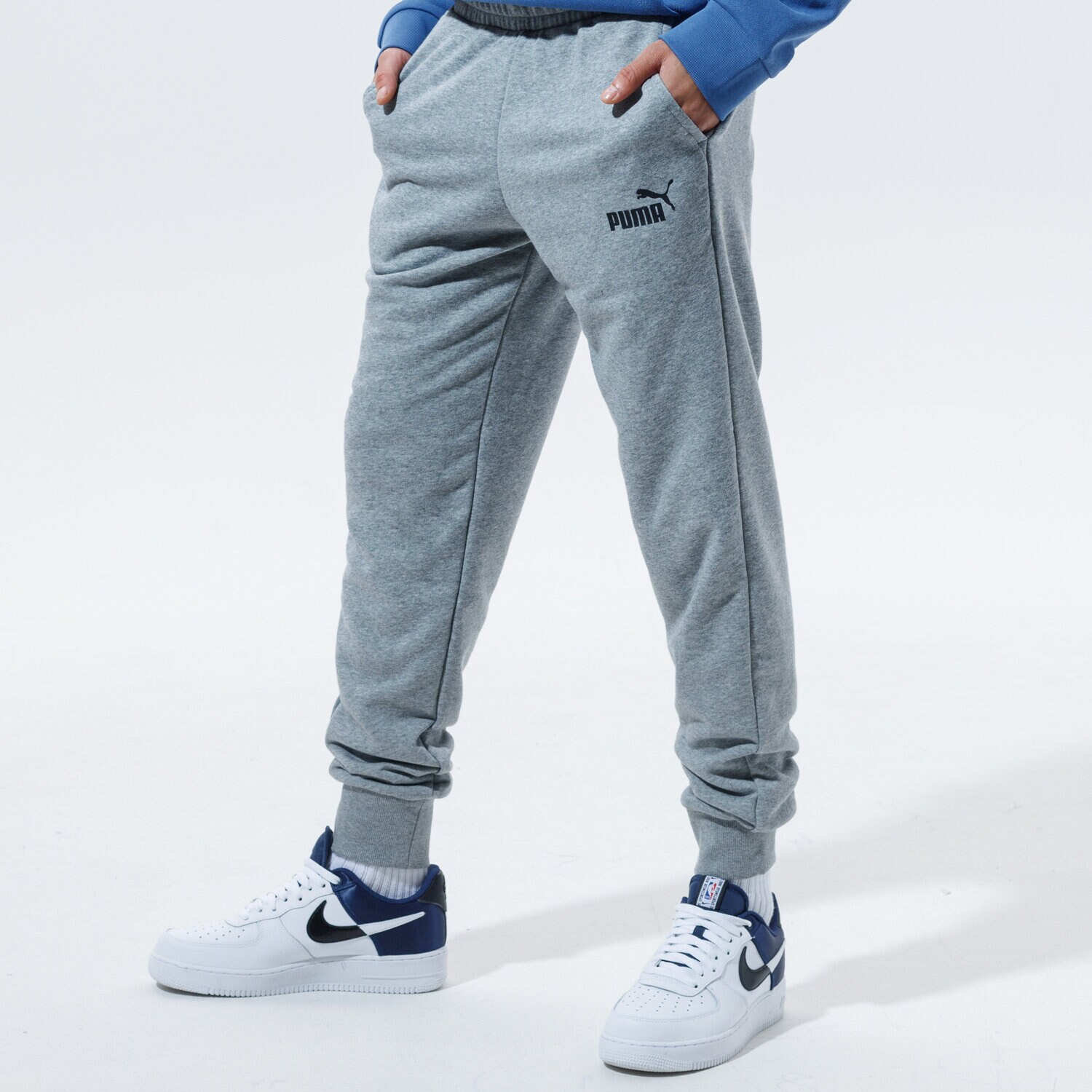 Herren Hosen PUMA HOSE ESS LOGO TR CL 58671603 Grau