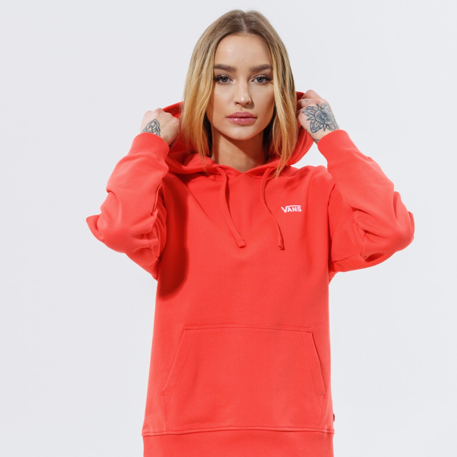 Damen VANS HOODIE WM FLYING V BF FT HOODIE HOT CORAL VN0A5AR4LM31 Orange