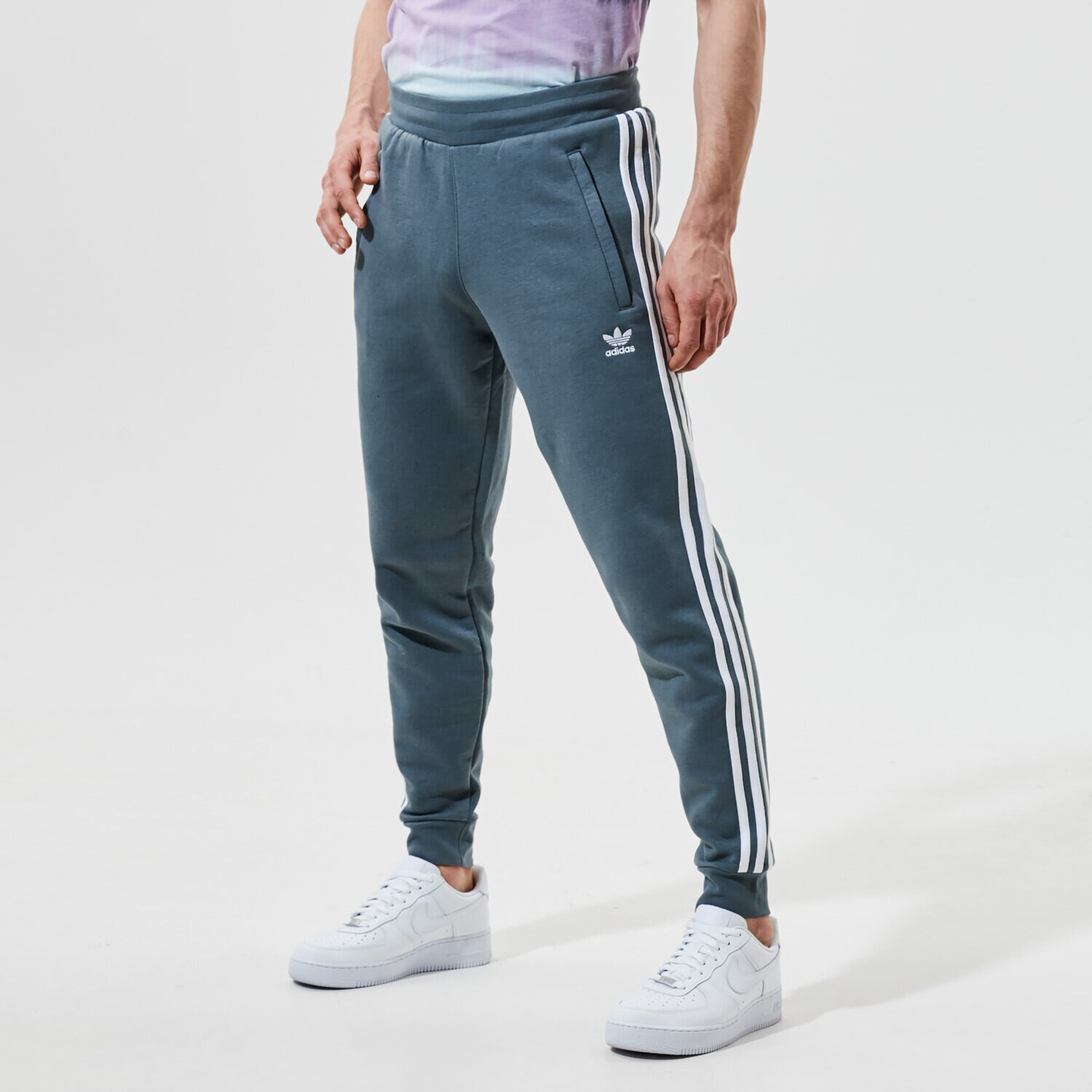 Herren Hosen ADIDAS HOSE 3-STRIPES PANT GN3529 Blau
