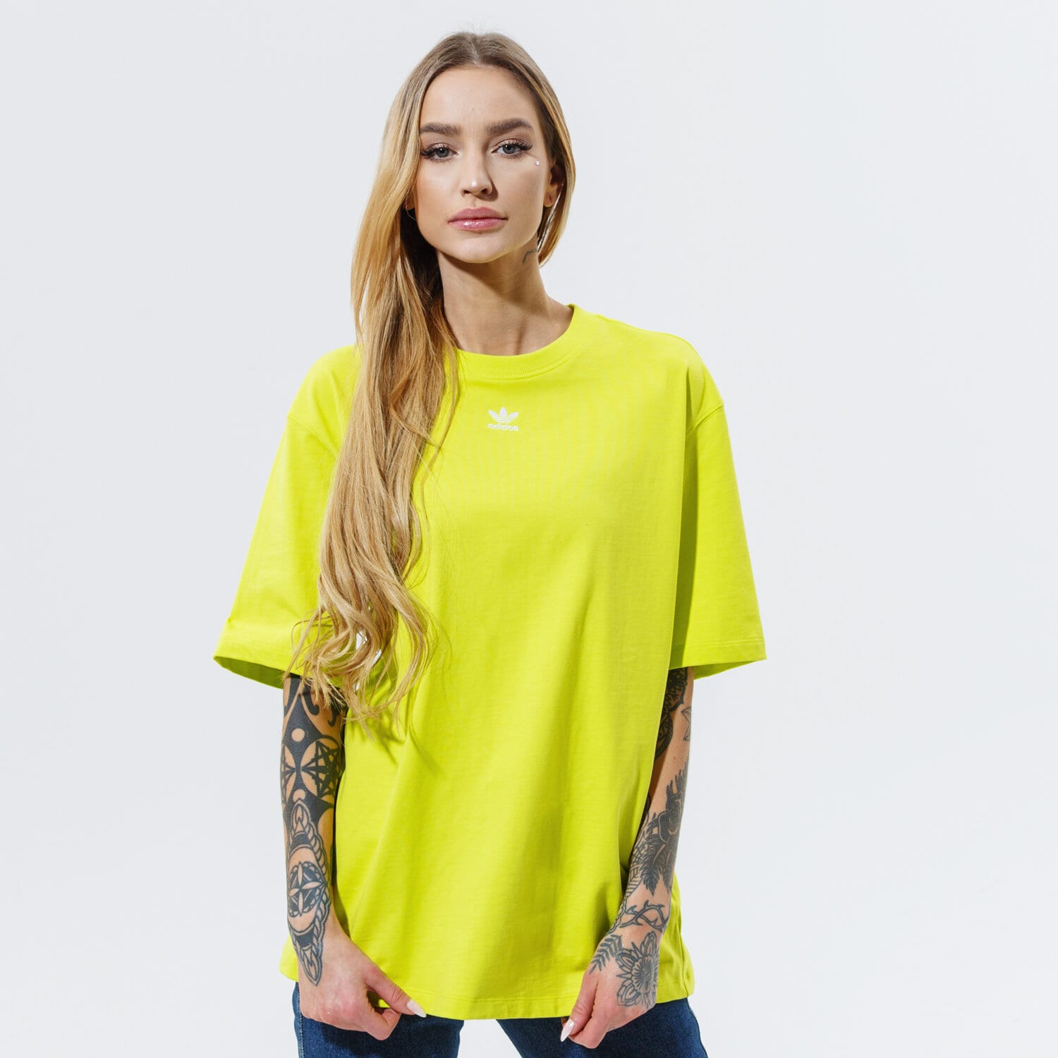 Damen T-Shirt ADIDAS T-SHIRT TEE H45580 Gelb