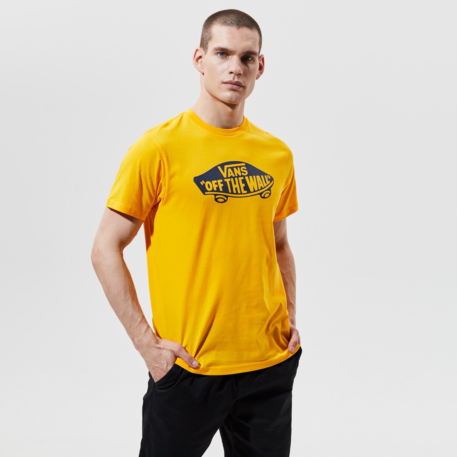 Herren T-Shirt VANS T-SHIRT MN VANS OTW SAFFRON/TRAININGSANZUGS   BLUES VN000JAYZ5M1 Gelb