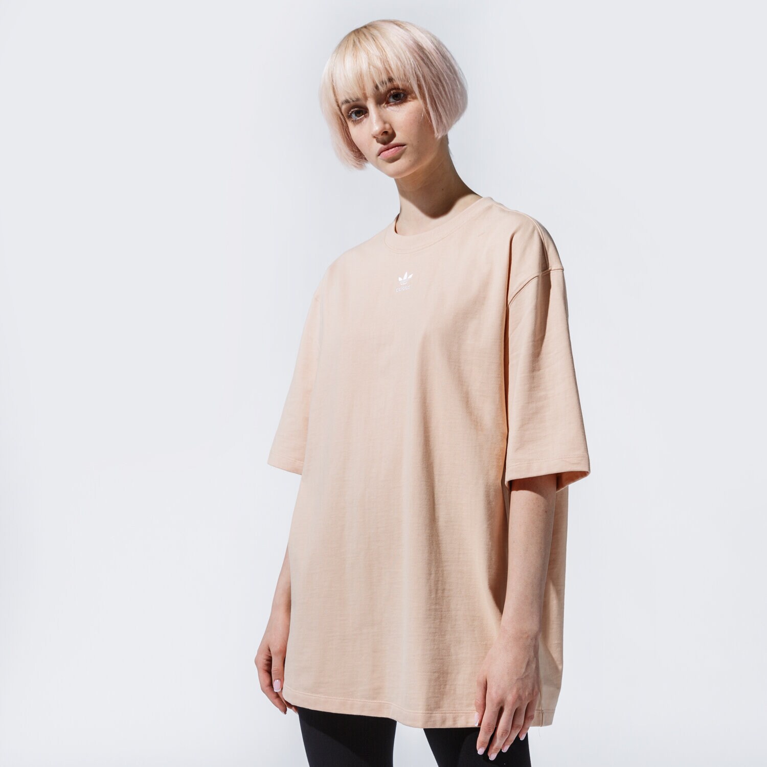 Damen T-Shirt ADIDAS T-SHIRT TEE H45579 Beige