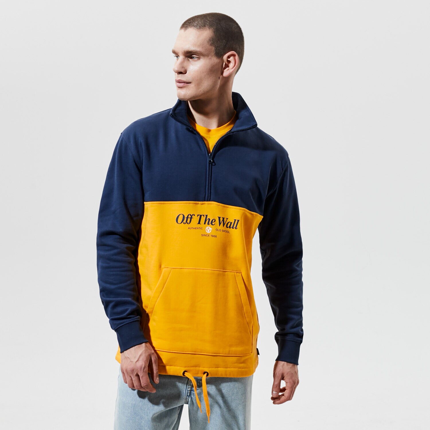 Herren VANS JACKE MN FREQUENCY QZP   SAFFRON/TRAININGSANZUGS BLUES VN0A54AAZ5M1 Gelb