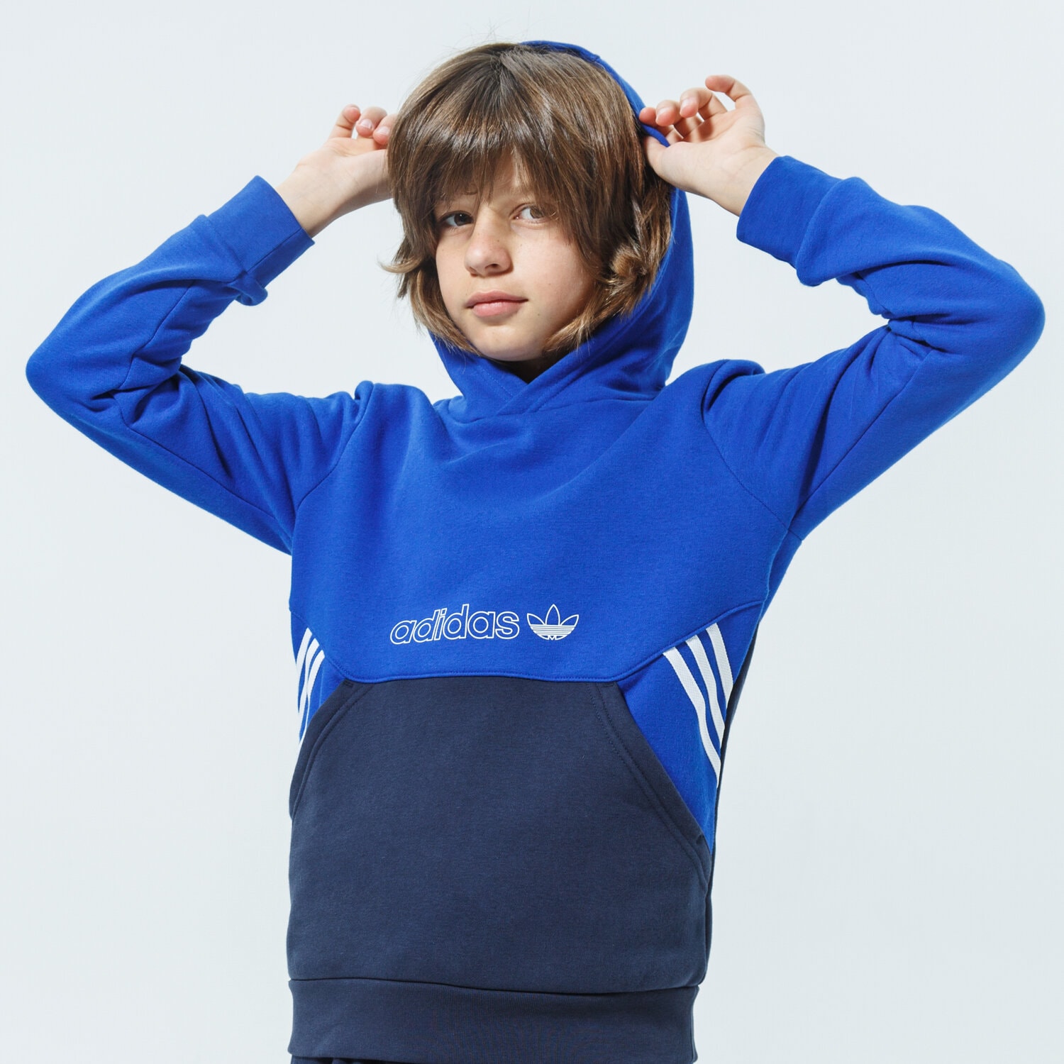 Kinder ADIDAS HOODIE HOODIE MM GN2384 Blau