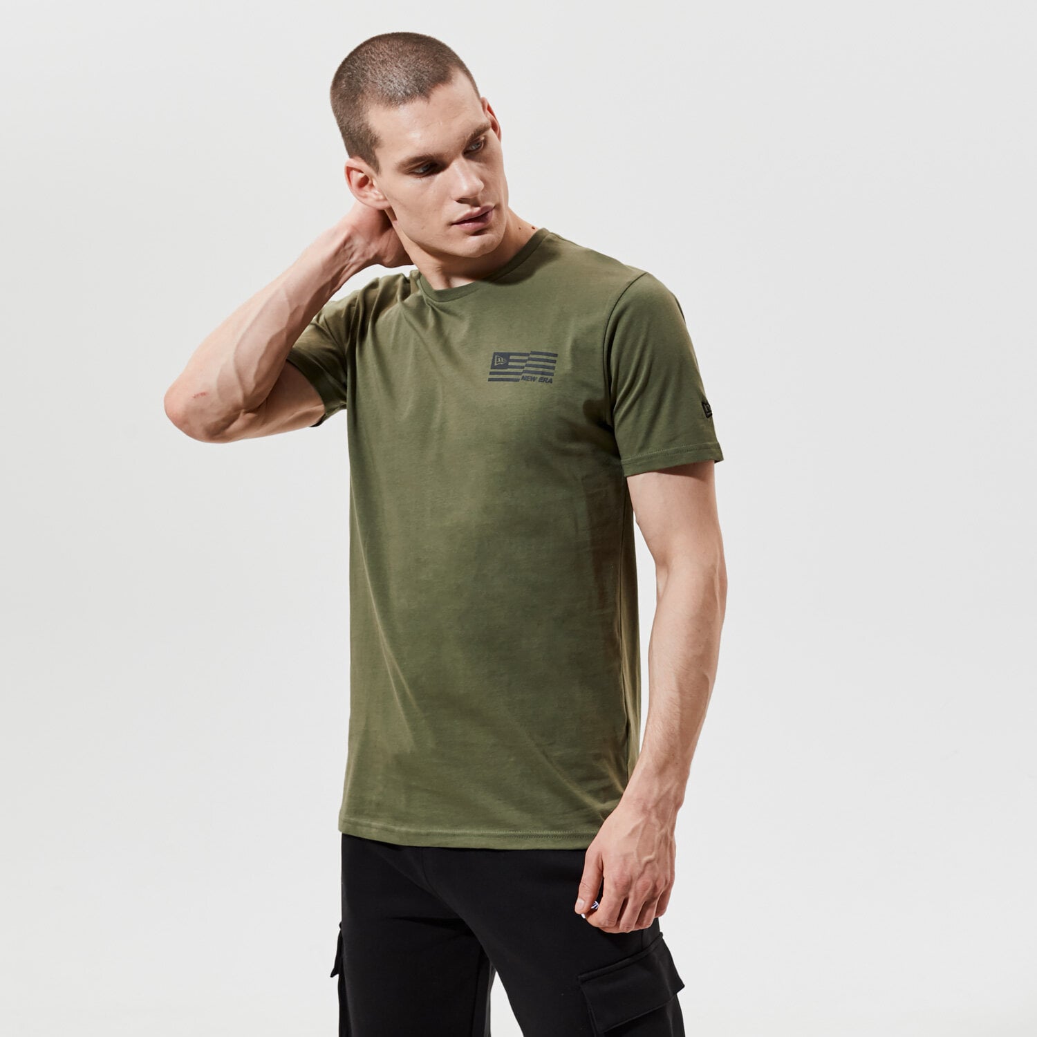 Herren T-Shirt NEW ERA T-SHIRT OUTDOOR UTILITY GRAPHIC TEE NEW ERA NOV 12590874 Khaki