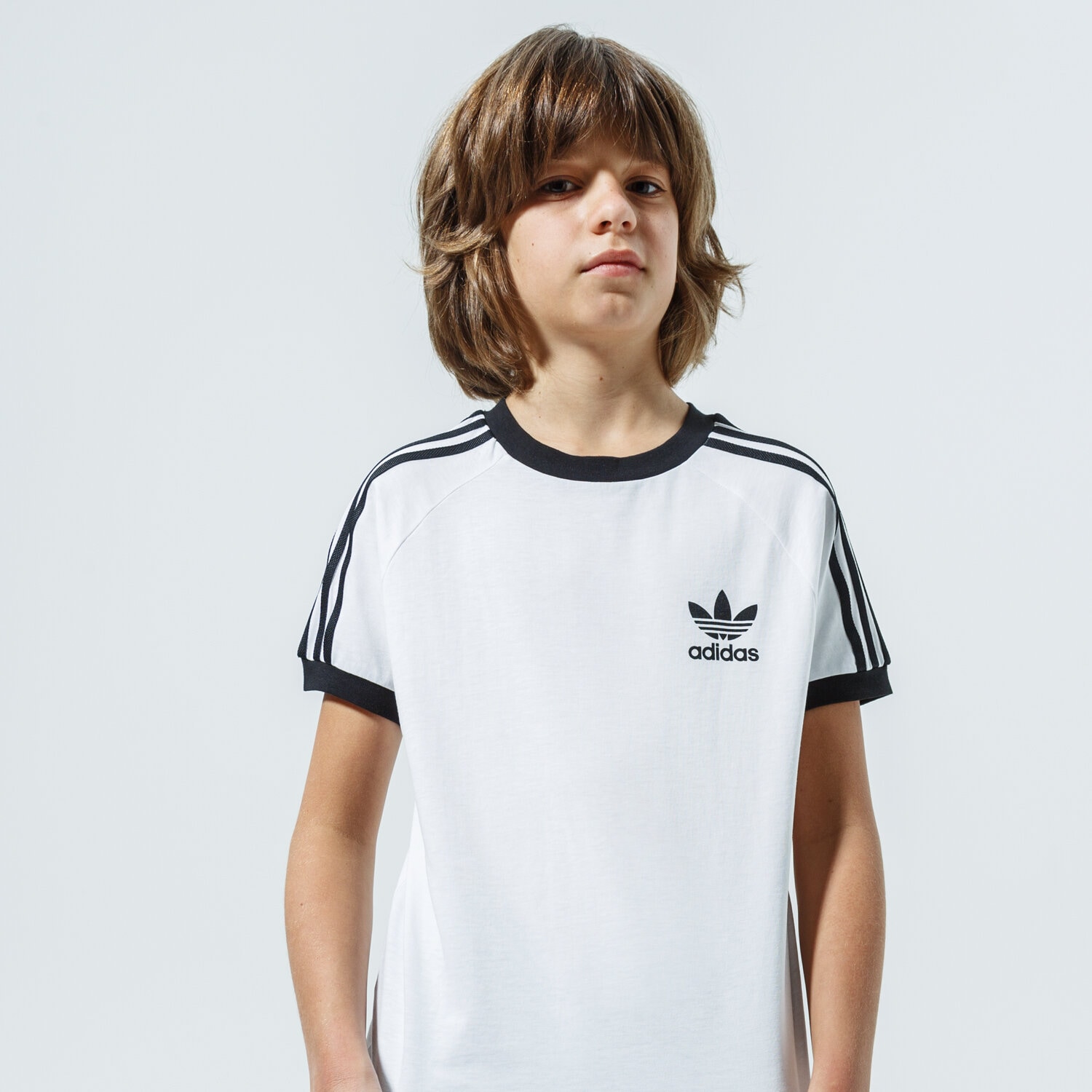 Kinder T-Shirt ADIDAS T-SHIRT 3STRIPES TEE BOY DV2901 Weiß